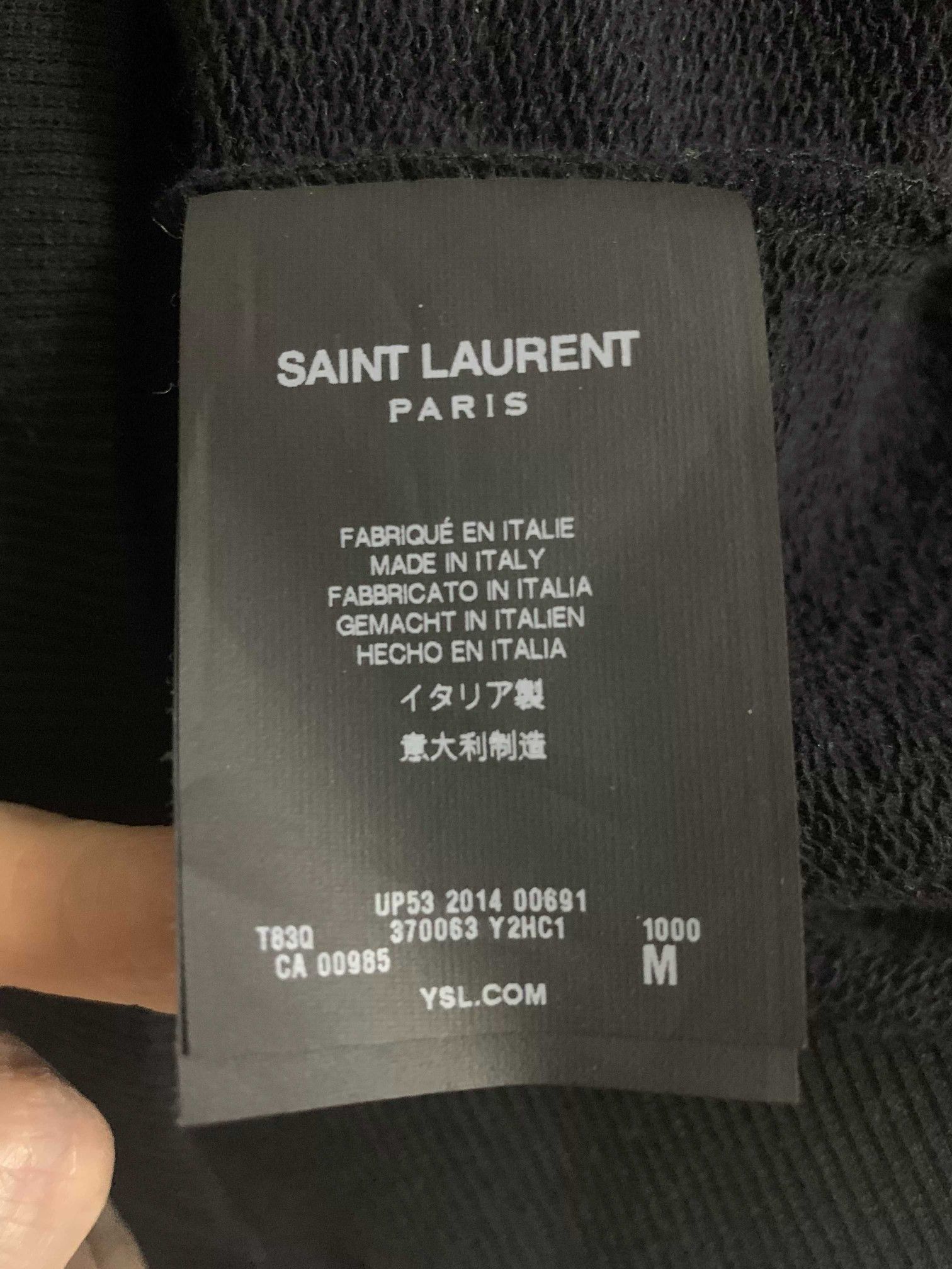 Saint Laurent Paris Saint Laurent Tiger Pattern Sweatshirt Size M Size US M / EU 48-50 / 2 - 4 Thumbnail