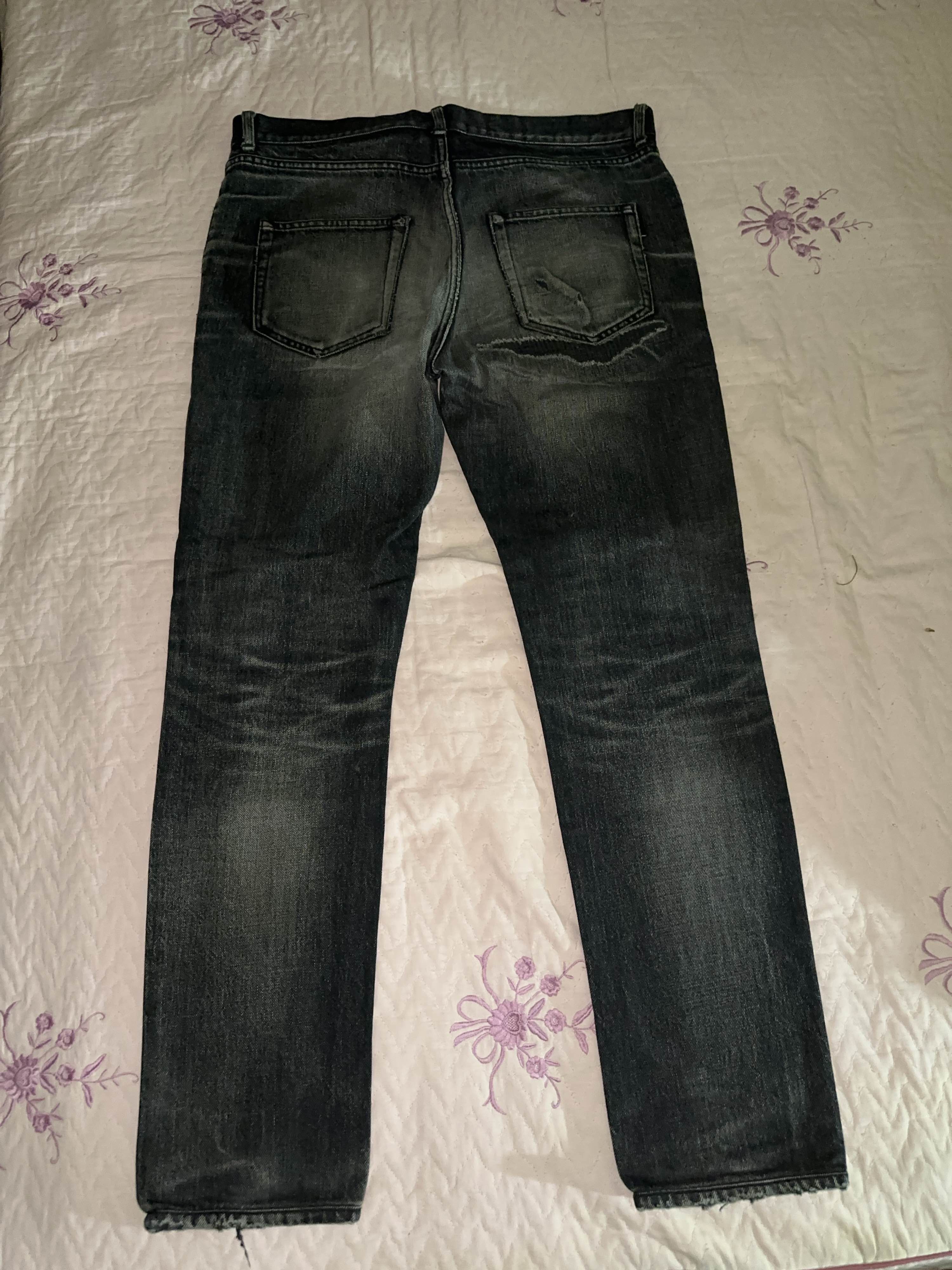 Saint Laurent Paris Saint Laurent D02 Denim Jeans Size 33 Size US 33 - 2 Thumbnail
