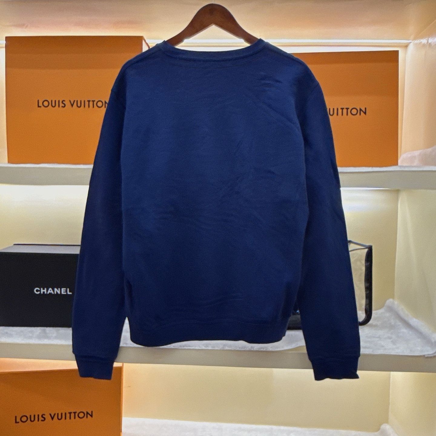 Saint Laurent Paris Saint Laurent YSL Logo Sweatshirt Blue Size L Size US L / EU 52-54 / 3 - 2 Thumbnail
