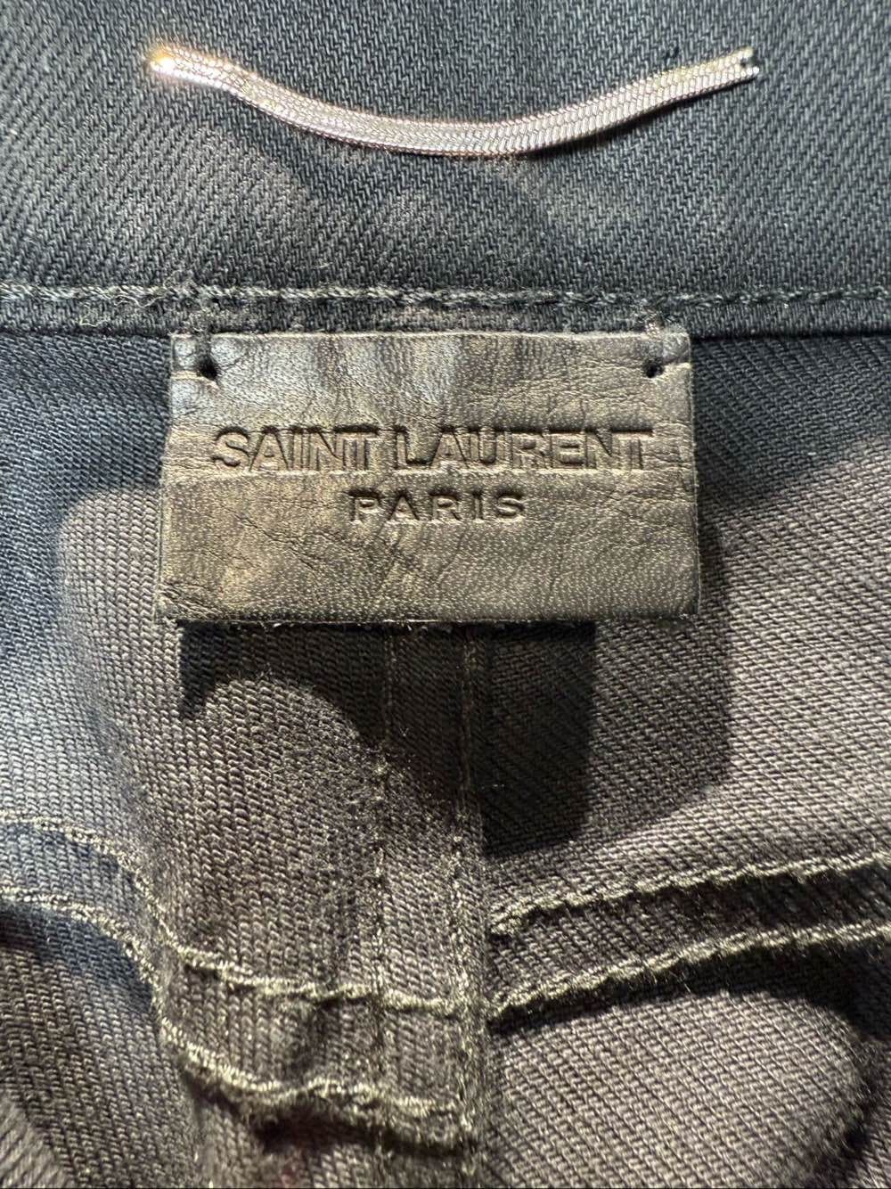 Saint Laurent Paris Saint Laurent Black Denim Jeans Size 32 Size US 32 / EU 48 - 3 Thumbnail