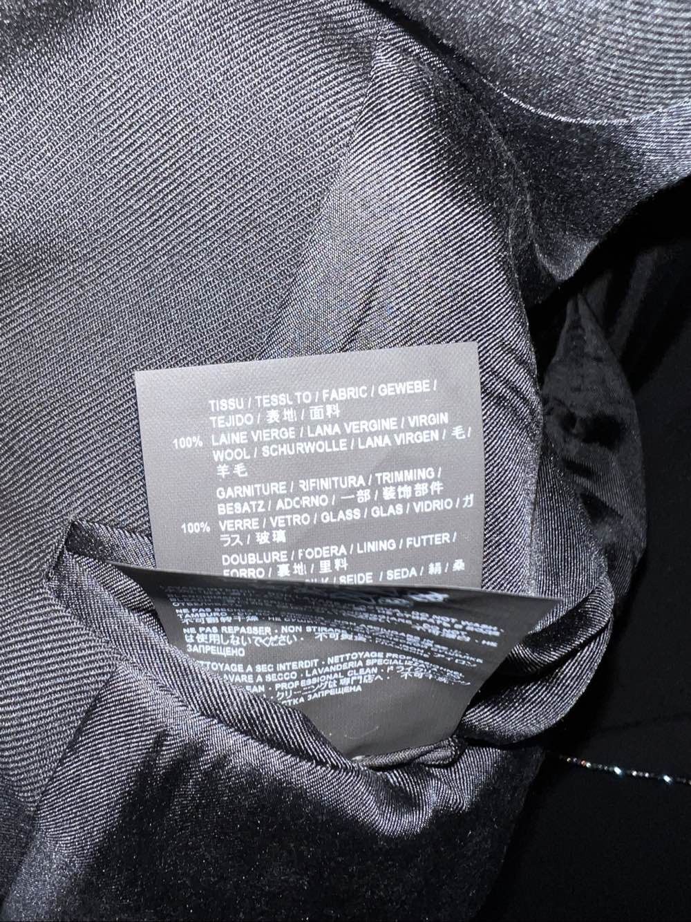 Saint Laurent Paris Saint Laurent Embellished Lapel Blazer Size 52 Size 42R - 5 Thumbnail