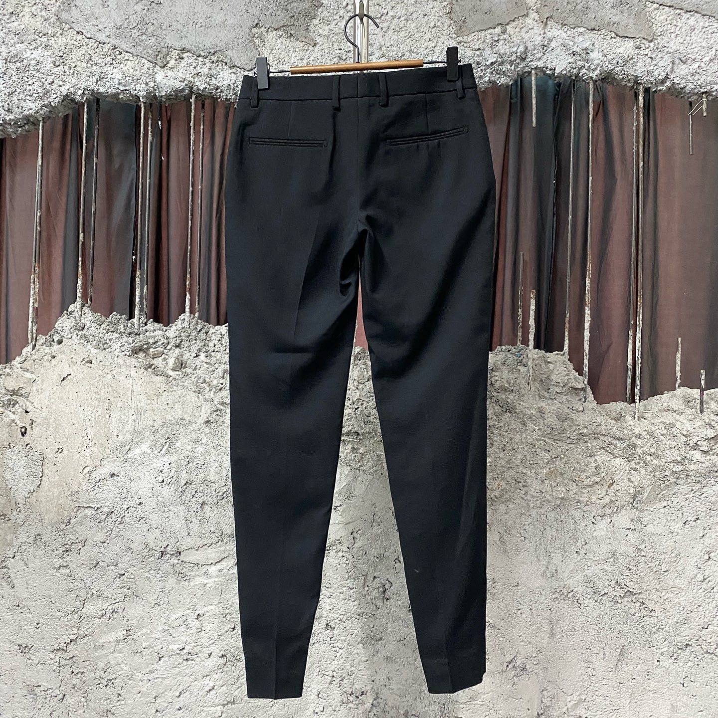 Saint Laurent Paris Saint Laurent Black Pants Size 34 Size 25" / US 0 / IT 36 - 2 Thumbnail
