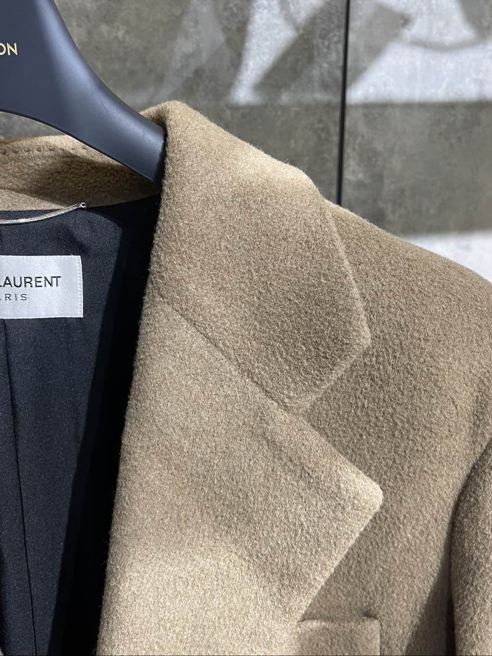 Saint Laurent Paris Saint Laurent Wool Angora Blend Overcoat Size M Size US M / EU 48-50 / 2 - 7 Thumbnail
