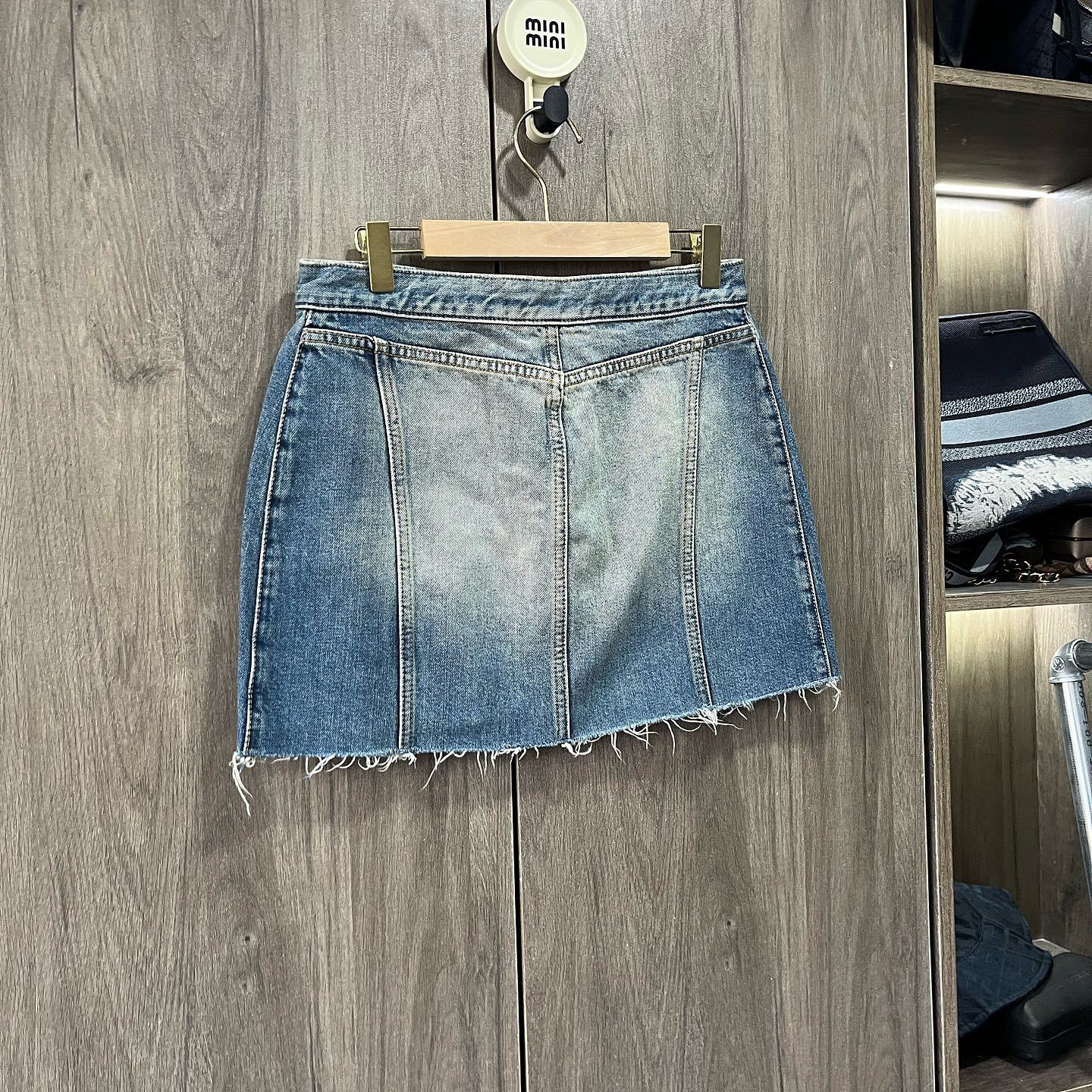 Saint Laurent Paris Saint Laurent Button Front Mini Skirt Size 27 Size 27" / US 4 / IT 40 - 8 Thumbnail