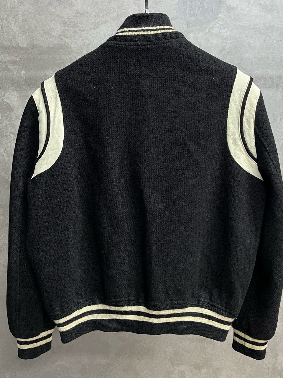 Saint Laurent Paris Saint Laurent Contrast Varsity Jacket Size M Size US M / EU 48-50 / 2 - 2 Thumbnail