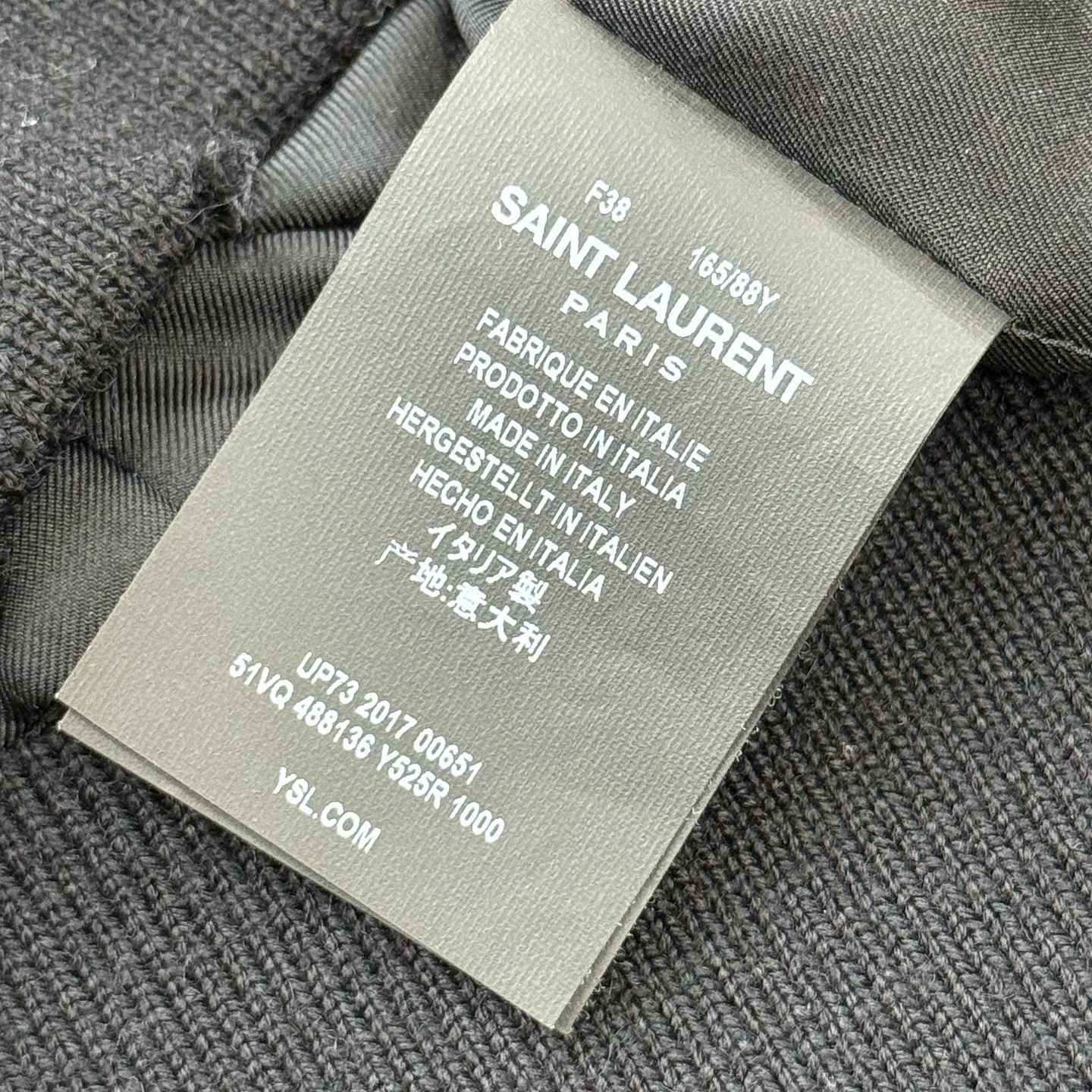 Saint Laurent Paris Saint Laurent Rhinestone Star Velvet Jacket Size 38 Size S / US 4 / IT 40 - 4 Thumbnail