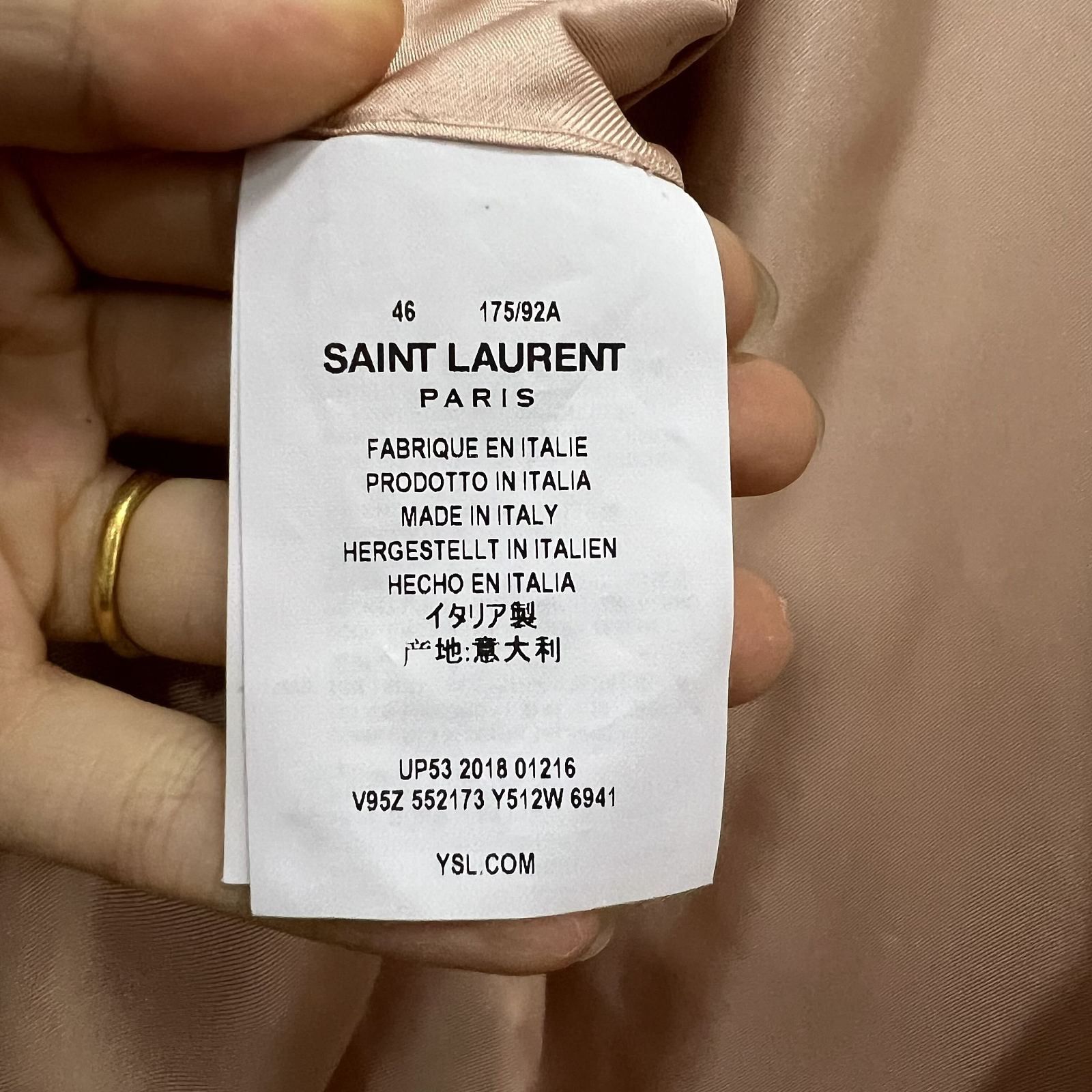 Saint Laurent Paris Saint Laurent Pink Blazer Size 46 Size L / US 10 / IT 46 - 4 Thumbnail