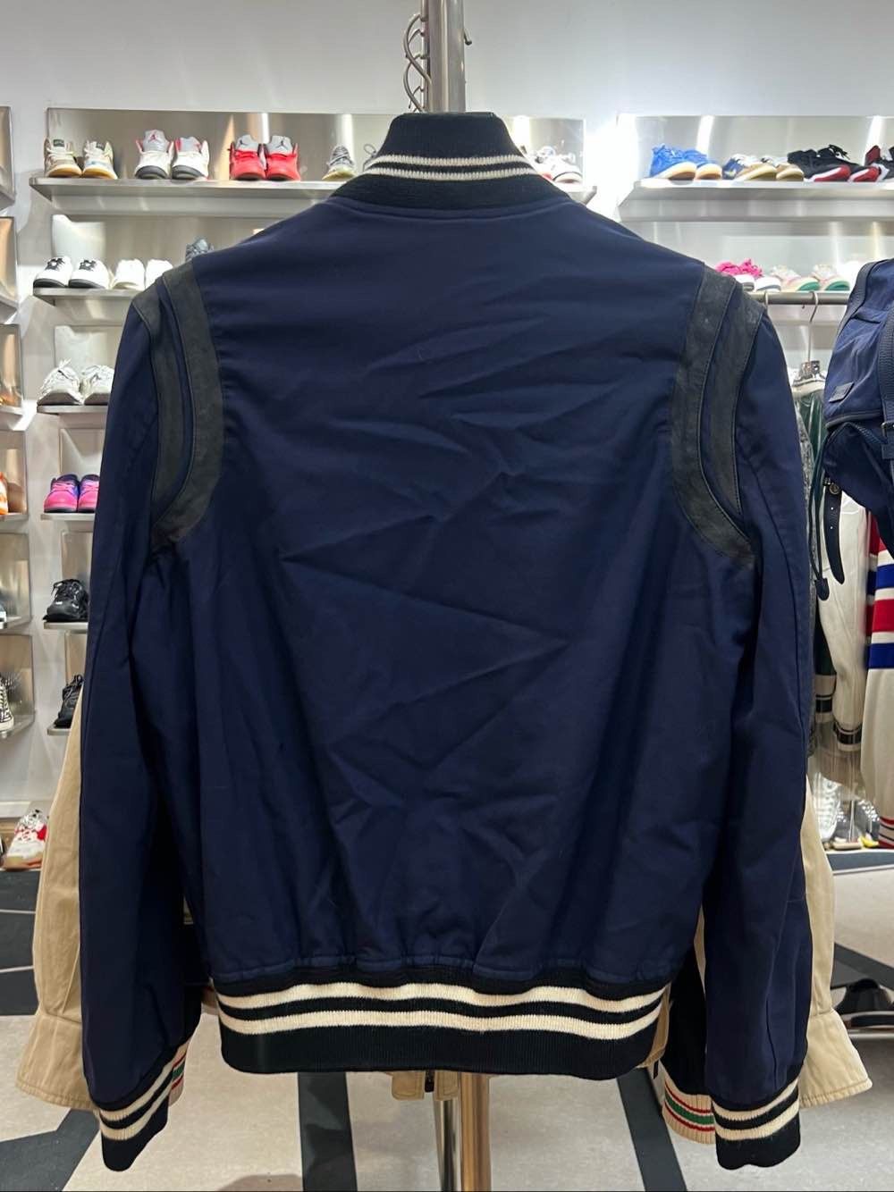 Saint Laurent Paris Saint Laurent Wool Varsity Bomber Jacket Size 48 Size US M / EU 48-50 / 2 - 2 Thumbnail