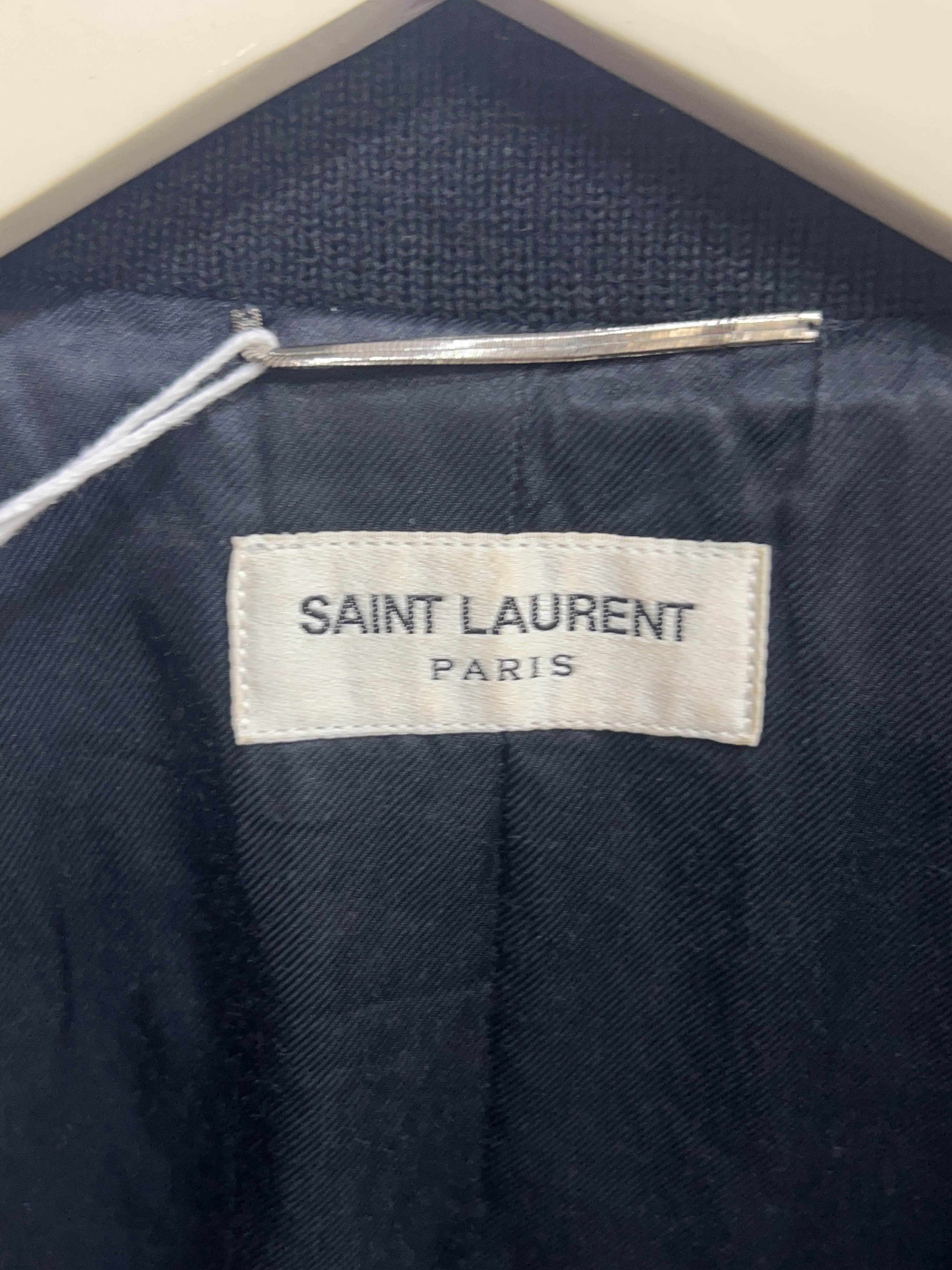 Saint Laurent Paris Saint Laurent Wool Varsity Bomber Jacket Size 48 Size US M / EU 48-50 / 2 - 3 Thumbnail