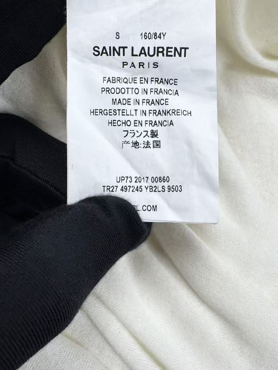 Saint Laurent Paris Saint Laurent 1971 Logo T-Shirt Size S Size S / US 4 / IT 40 - 4 Thumbnail