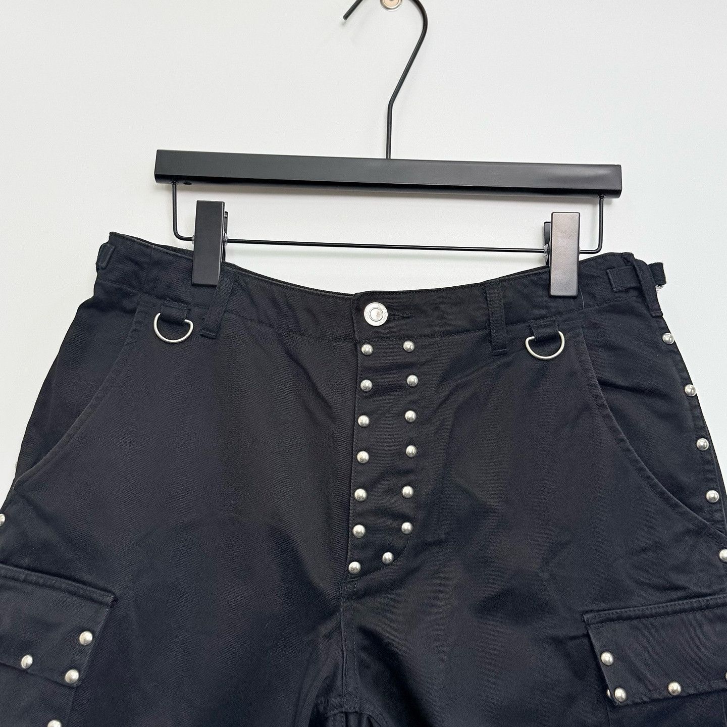 Saint Laurent Paris Saint Laurent Studded Cargo Shorts Size S Size 31" - 6 Thumbnail