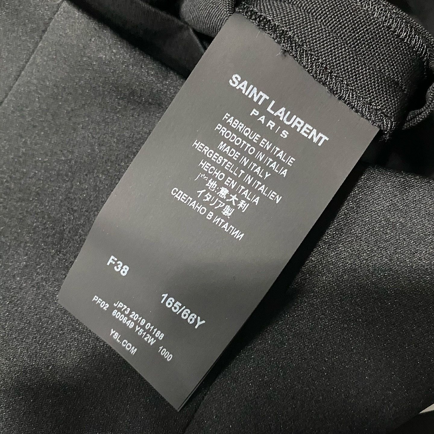 Saint Laurent Paris Saint Laurent High Waist Trousers Size F38 Size 27" / US 4 / IT 40 - 4 Thumbnail