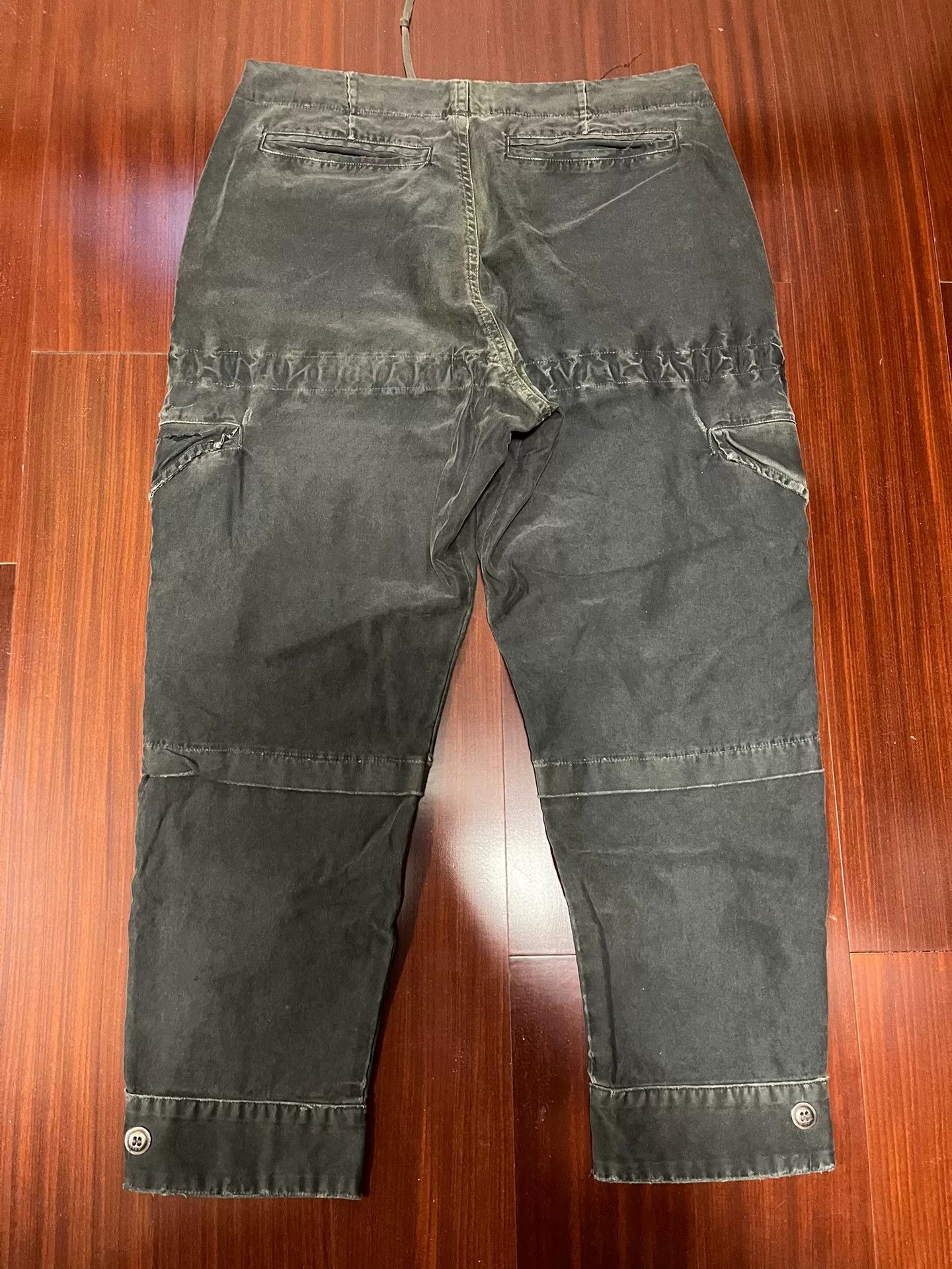 Greg Lauren Greg Lauren 17SS Vintage Military Cropped Pants Size US 26 / EU 42 - 2 Thumbnail