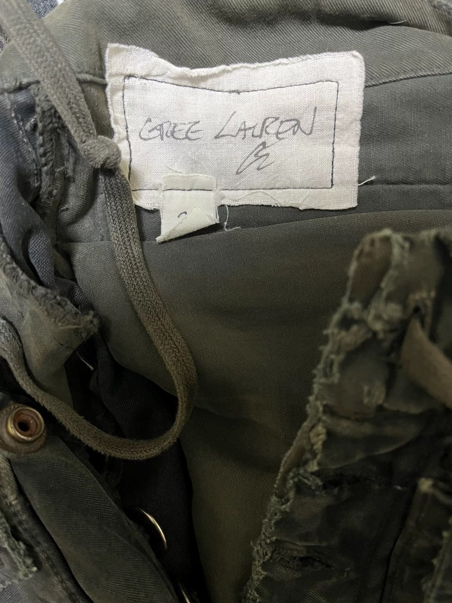 Greg Lauren Greg Lauren 17SS Vintage Military Cropped Pants Size US 26 / EU 42 - 6 Thumbnail