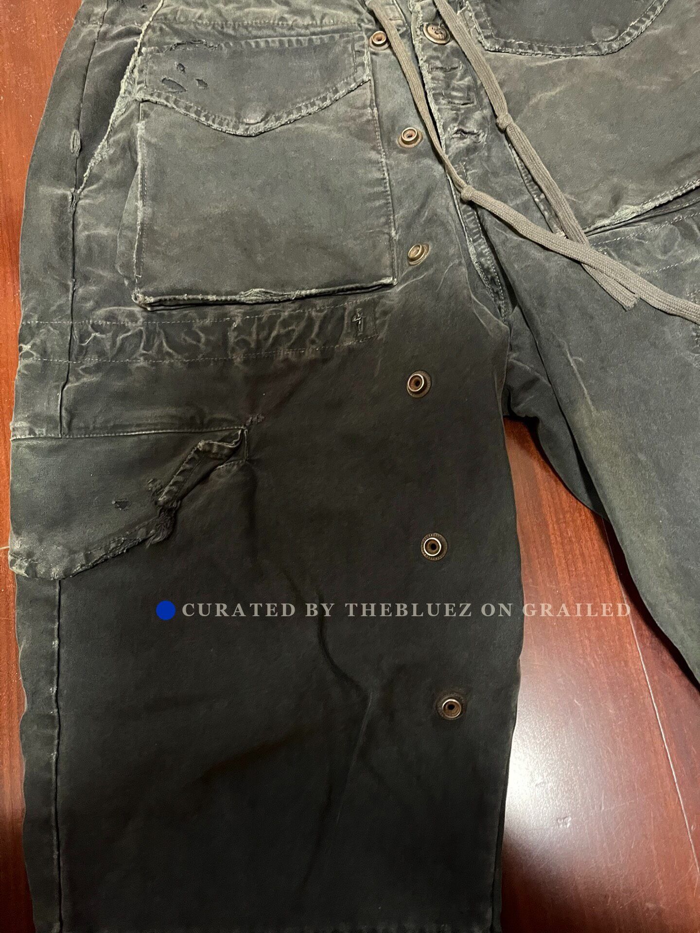 Greg Lauren Greg Lauren 17SS Vintage Military Cropped Pants Size US 26 / EU 42 - 3 Thumbnail
