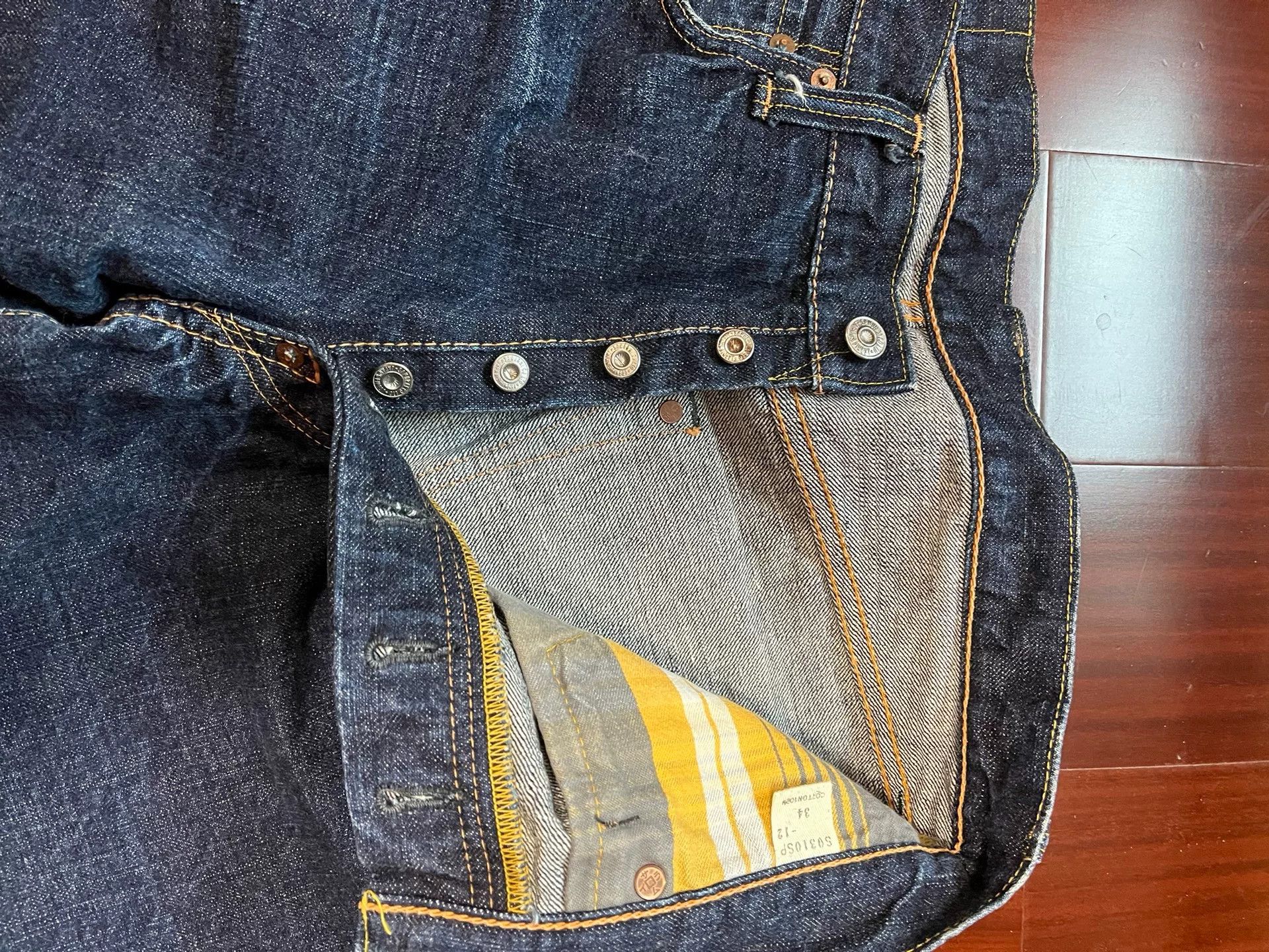 Samurai Jeans SAMURAI 17oz Denim Shorts Size US 26 / EU 42 - 5 Thumbnail