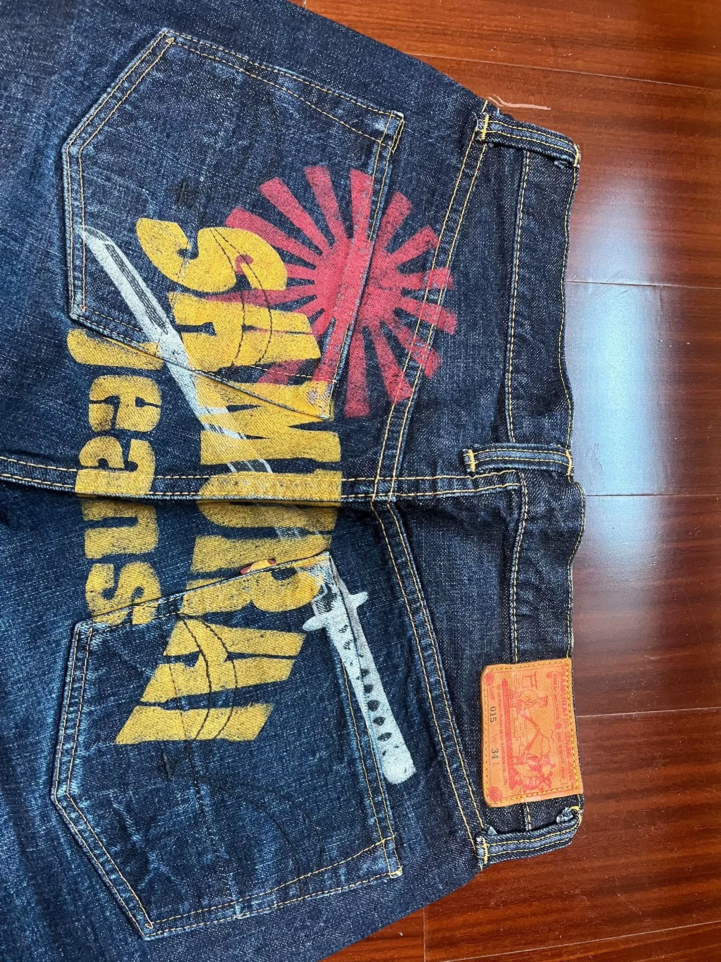 Samurai Jeans SAMURAI 17oz Denim Shorts Size US 26 / EU 42 - 4 Thumbnail