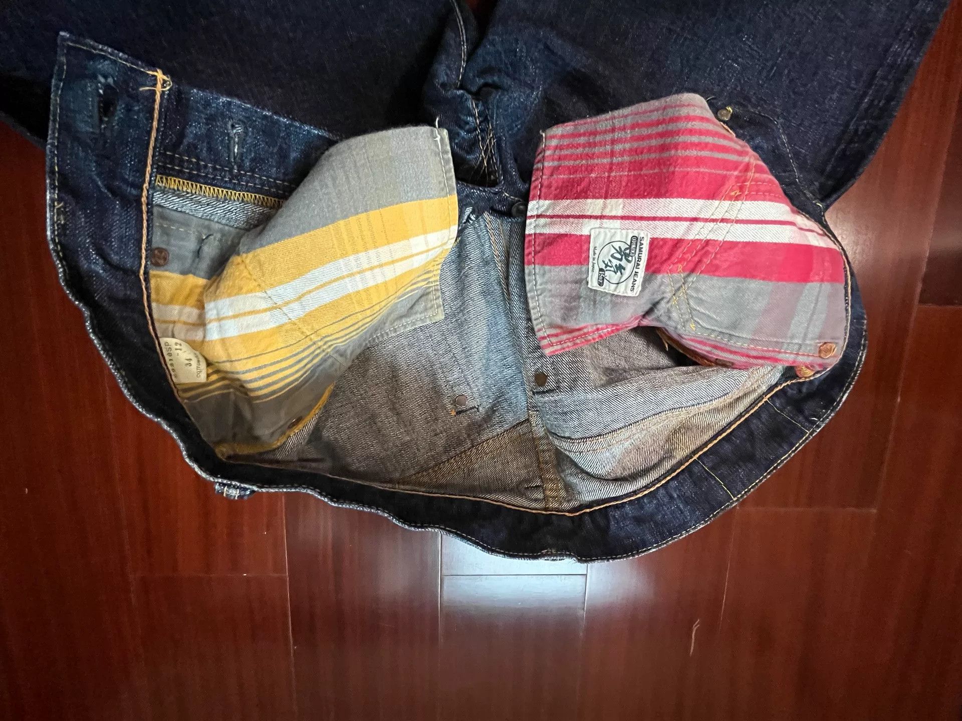 Samurai Jeans SAMURAI 17oz Denim Shorts Size US 26 / EU 42 - 2 Thumbnail