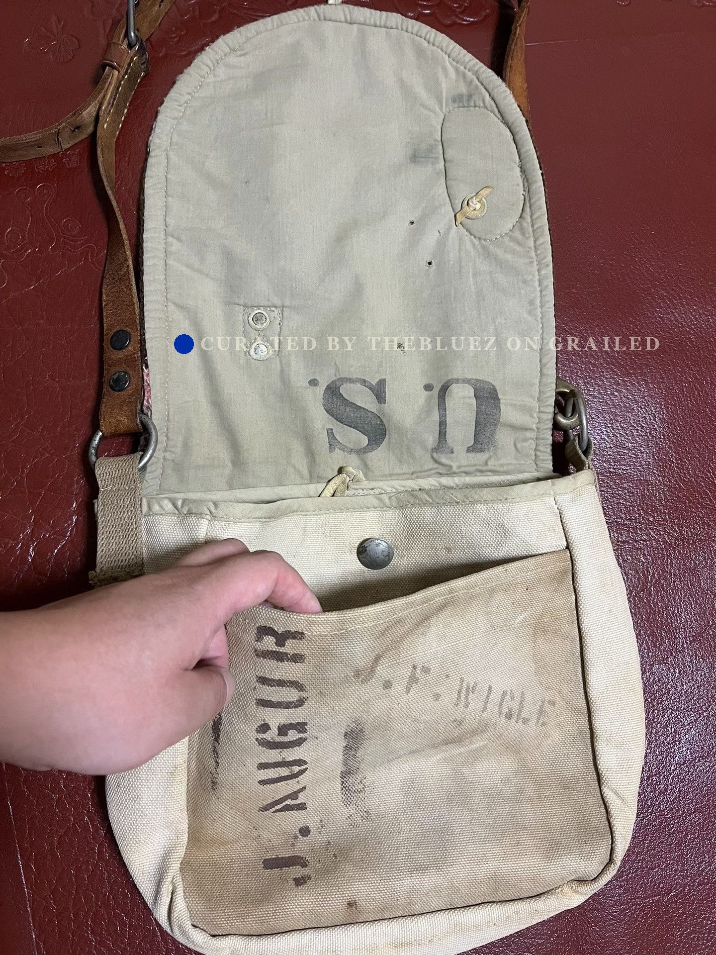 Other J.Augur Vintage Canvas Shoulder Bag Size ONE SIZE - 7 Thumbnail