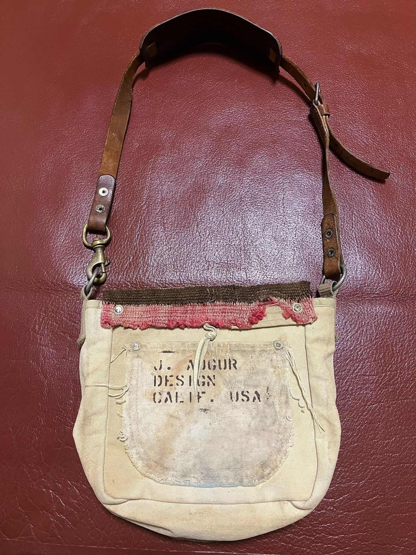 Other J.Augur Vintage Canvas Shoulder Bag Size ONE SIZE - 2 Thumbnail