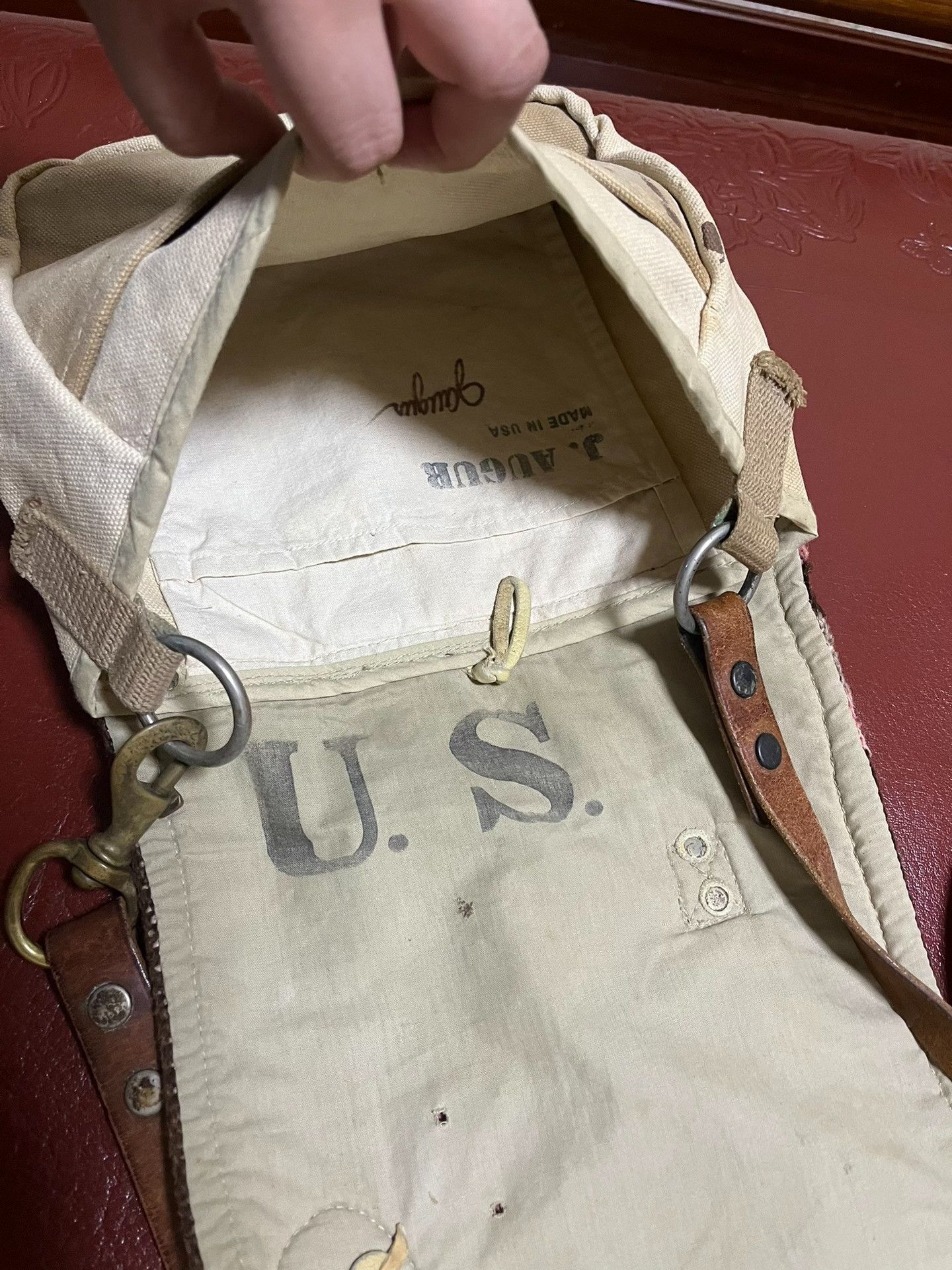 Other J.Augur Vintage Canvas Shoulder Bag Size ONE SIZE - 8 Thumbnail