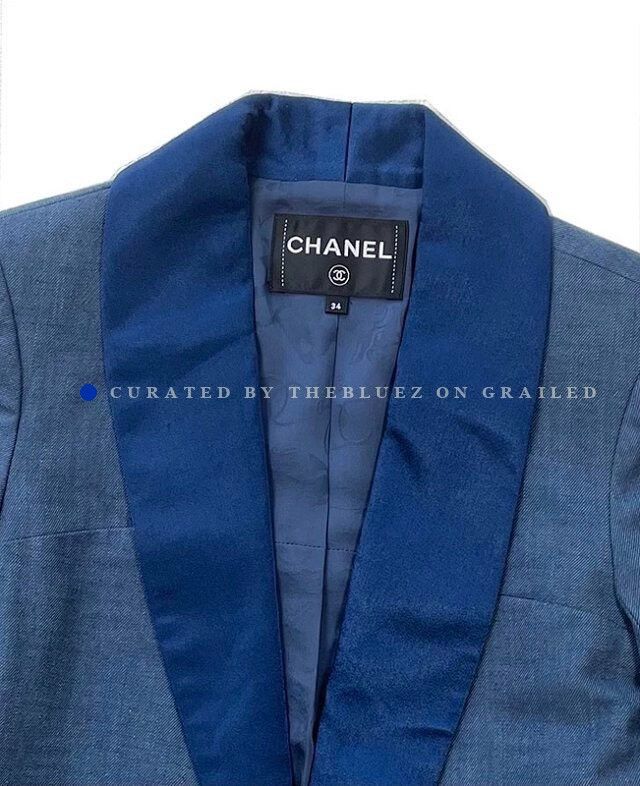 Chanel Chanel Cuba Silk Collar Paneled Blazer Size XXS / US 00 / IT 34 - 4 Thumbnail