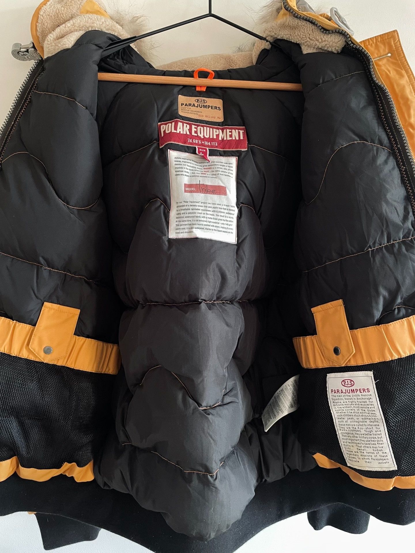 Parajumpers Parajumpers PJS Down Jacket with Fur Collar Size US L / EU 52-54 / 3 - 4 Thumbnail