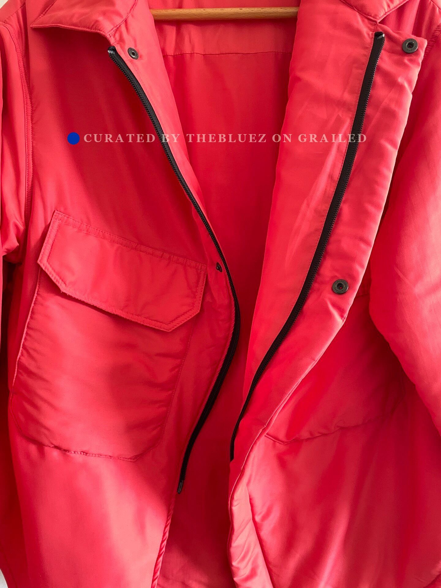 NEOUS Unisex Red Oversized Pocket Puffer Coat Size US S / EU 44-46 / 1 - 4 Thumbnail