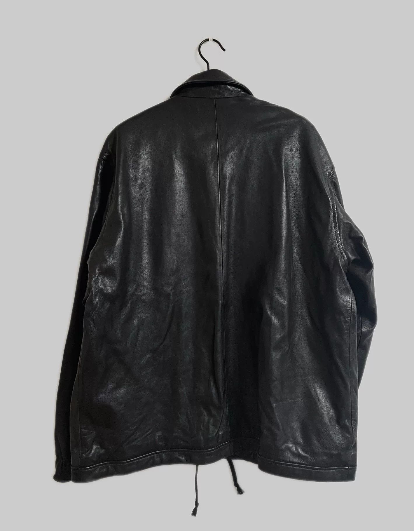 Undercover UNDERCOVER Eye Button Oversized Leather Jacket Size US L / EU 52-54 / 3 - 2 Thumbnail