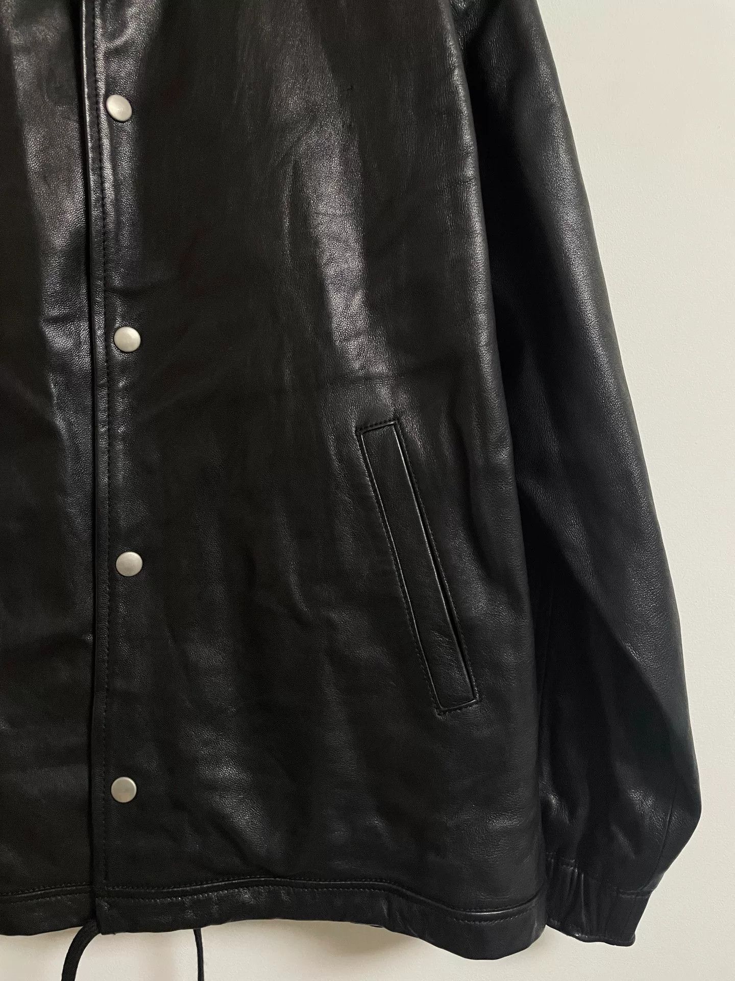 Undercover UNDERCOVER Eye Button Oversized Leather Jacket Size US L / EU 52-54 / 3 - 4 Thumbnail