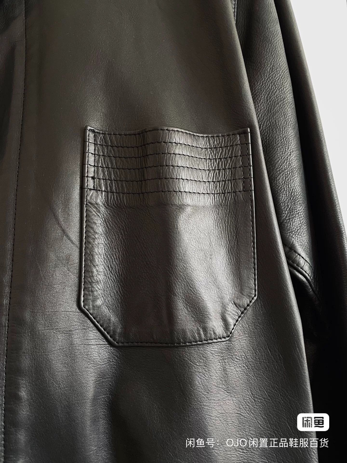 Yohji Yamamoto Yohji Yamamoto Pour Homme Leather Jacket Size US M / EU 48-50 / 2 - 5 Thumbnail