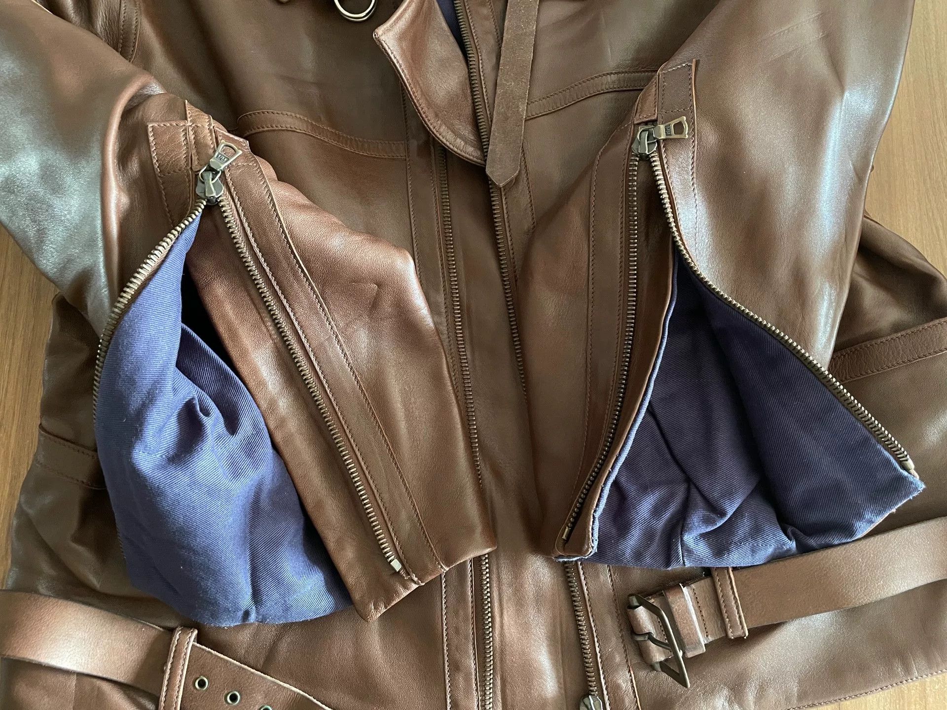 Vintage CHAPAL VINTAGE Leather Jacket Size US L / EU 52-54 / 3 - 7 Thumbnail