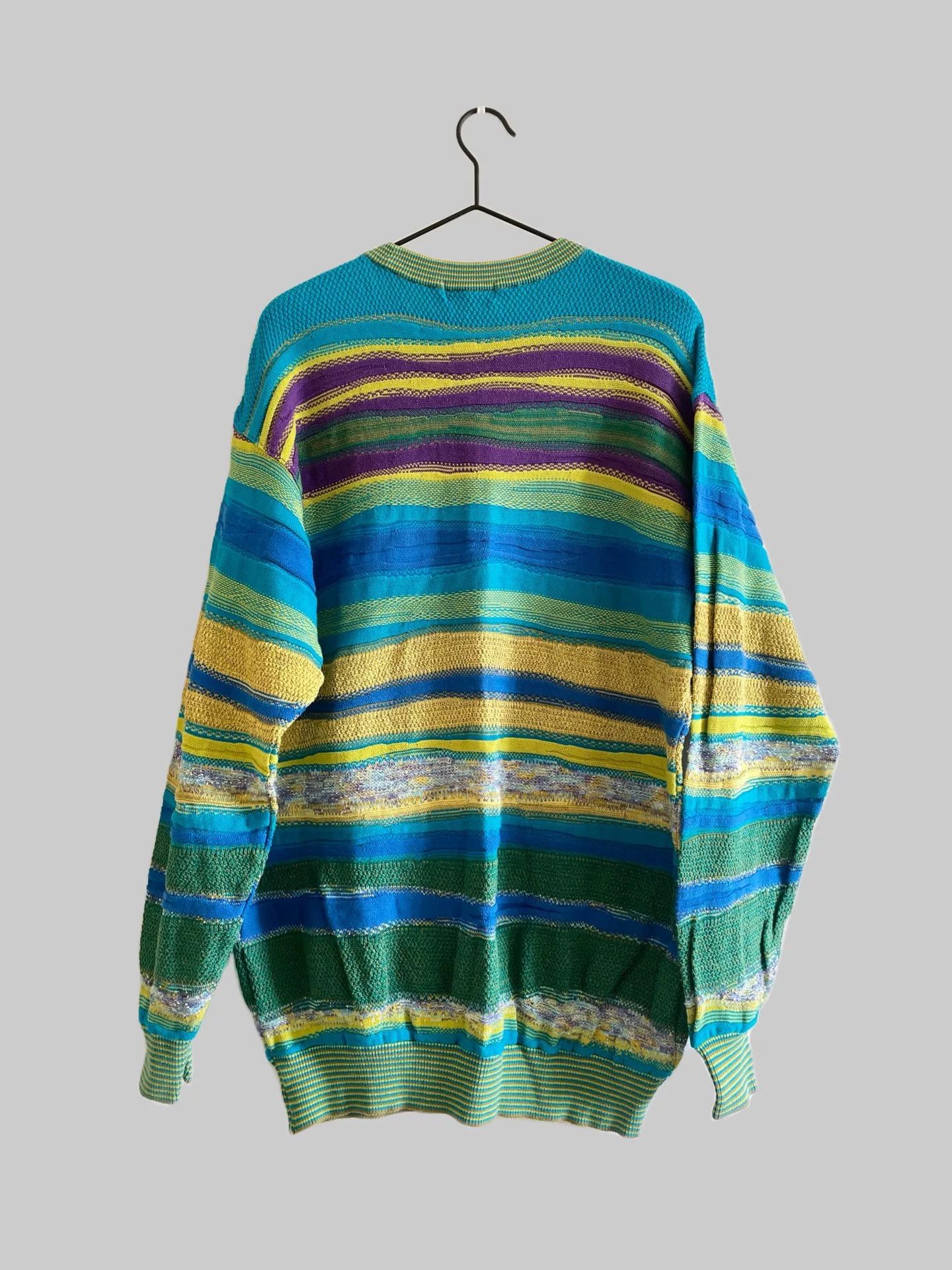 Other Vintage KENZO GOLF Striped Sweater Size US L / EU 52-54 / 3 - 2 Thumbnail