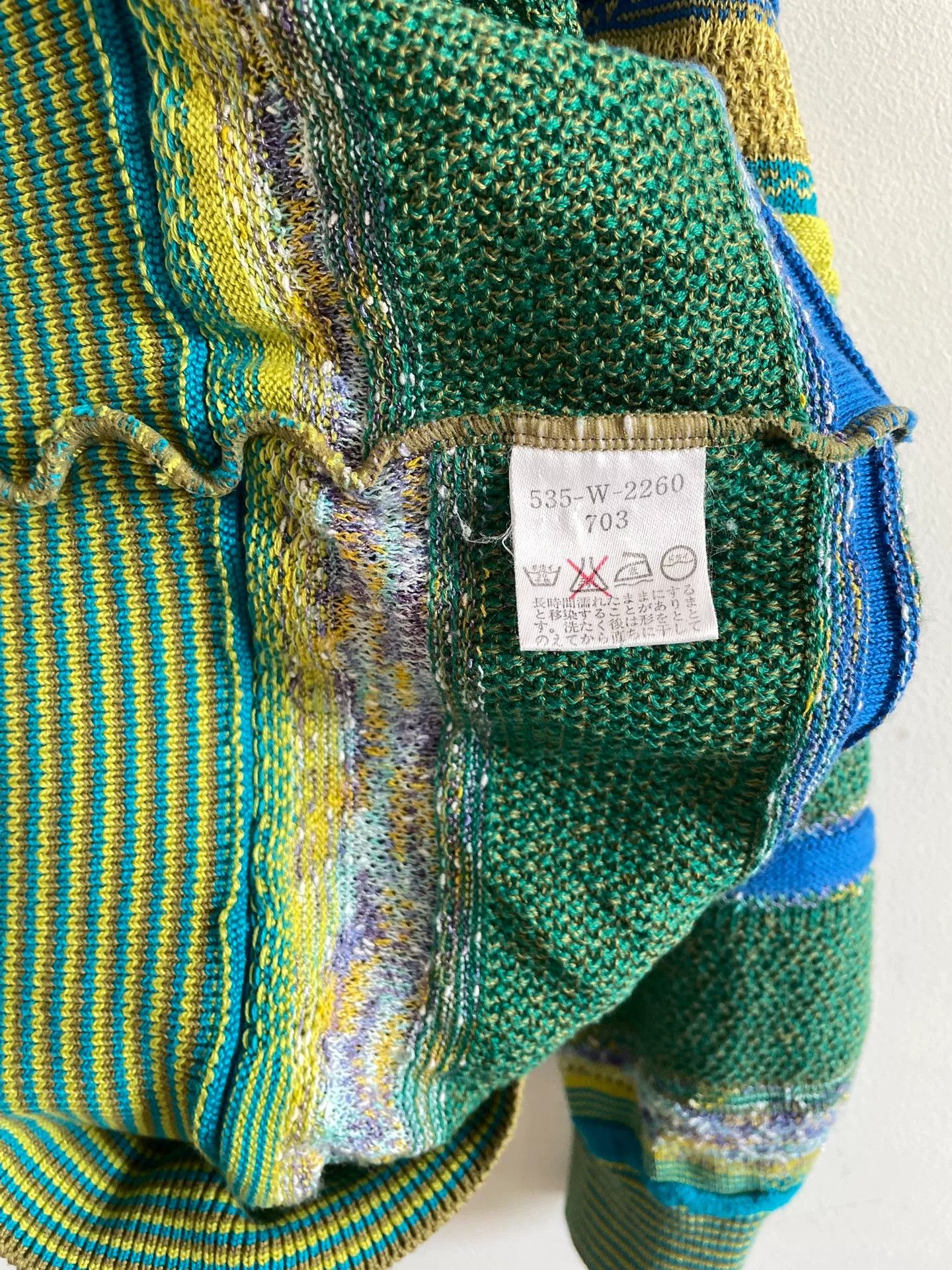 Other Vintage KENZO GOLF Striped Sweater Size US L / EU 52-54 / 3 - 6 Thumbnail