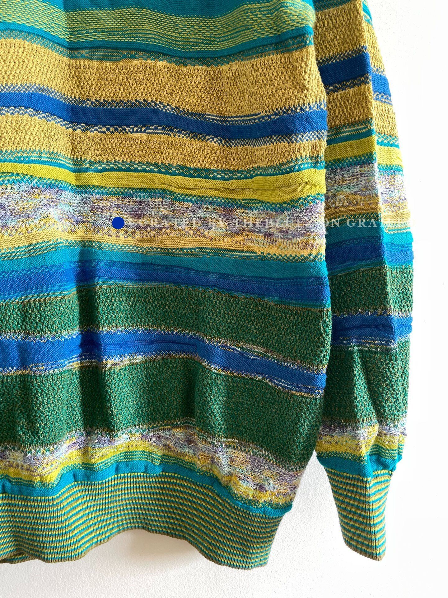 Other Vintage KENZO GOLF Striped Sweater Size US L / EU 52-54 / 3 - 4 Thumbnail