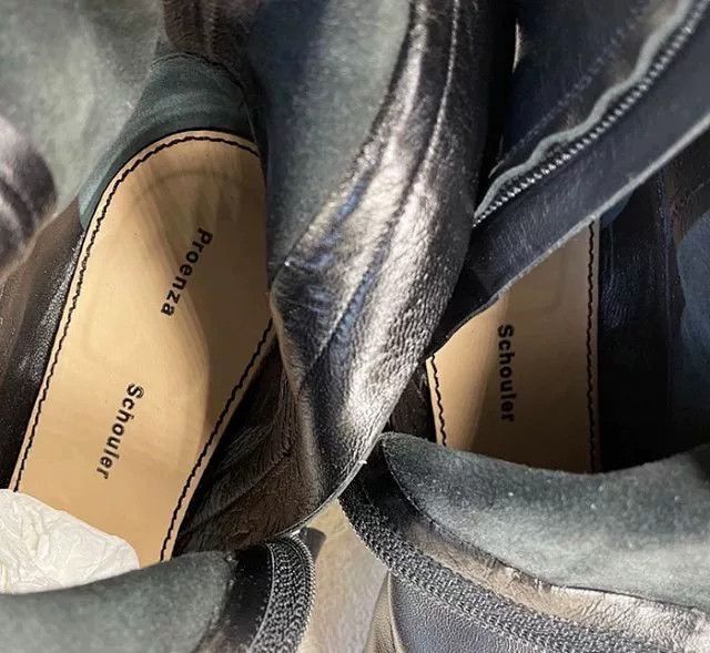 Proenza Schouler Proenza Schouler Metallic Heel Leather Ankle Boots Size US 5 / IT 35 - 5 Thumbnail