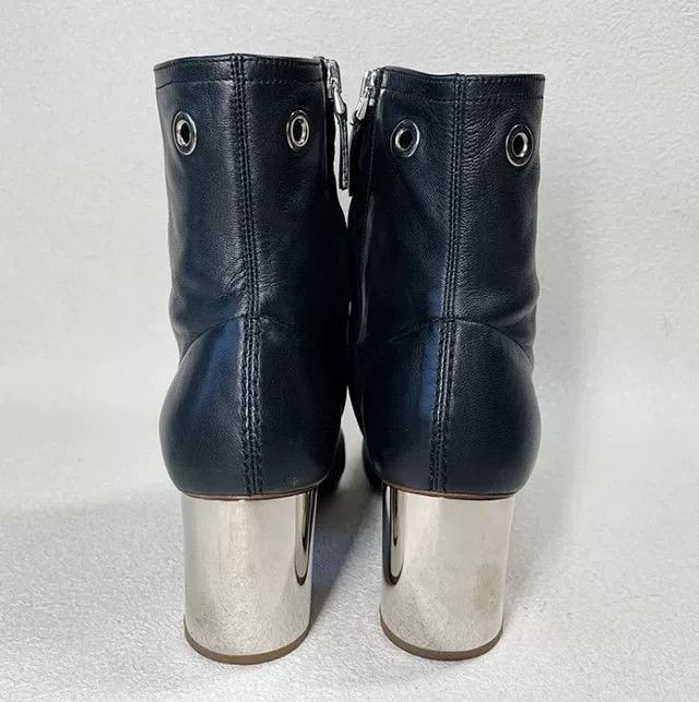 Proenza Schouler Proenza Schouler Metallic Heel Leather Ankle Boots Size US 5 / IT 35 - 4 Thumbnail