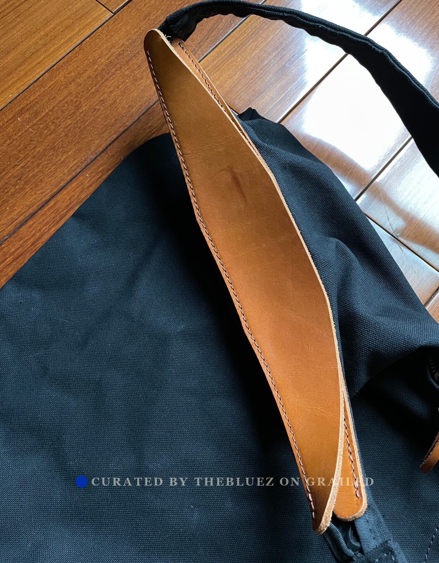 Kapital Kapital Wapi Sabi Canvas Leather Bucket Bag Special Size ONE SIZE - 3 Thumbnail