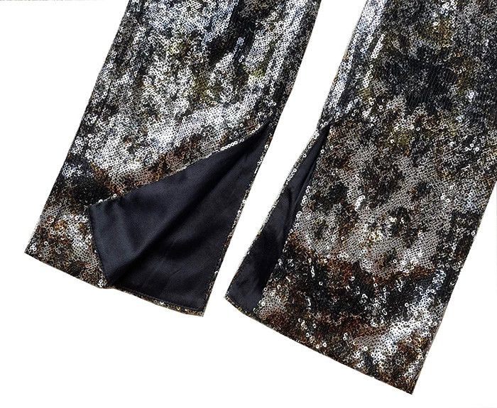 Mary Katrantzou Mary Katrantzou Sequin Split Hem Trousers Size 24" / US 00 / IT 34 - 5 Thumbnail