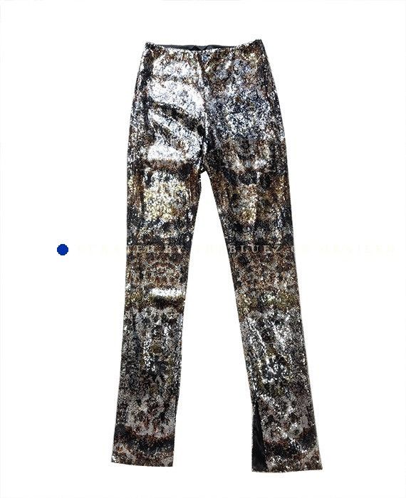 Mary Katrantzou Mary Katrantzou Sequin Split Hem Trousers Size 24" / US 00 / IT 34 - 2 Thumbnail