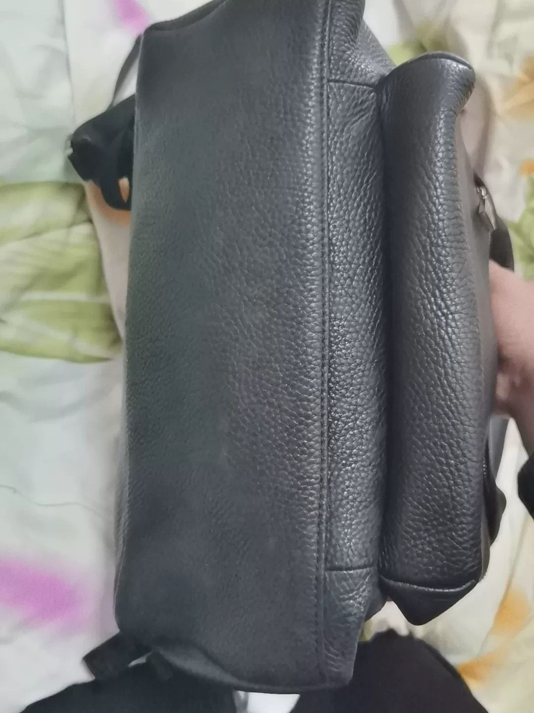 Versace Versace Black Leather Backpack Gold Medusa Size ONE SIZE - 4 Thumbnail