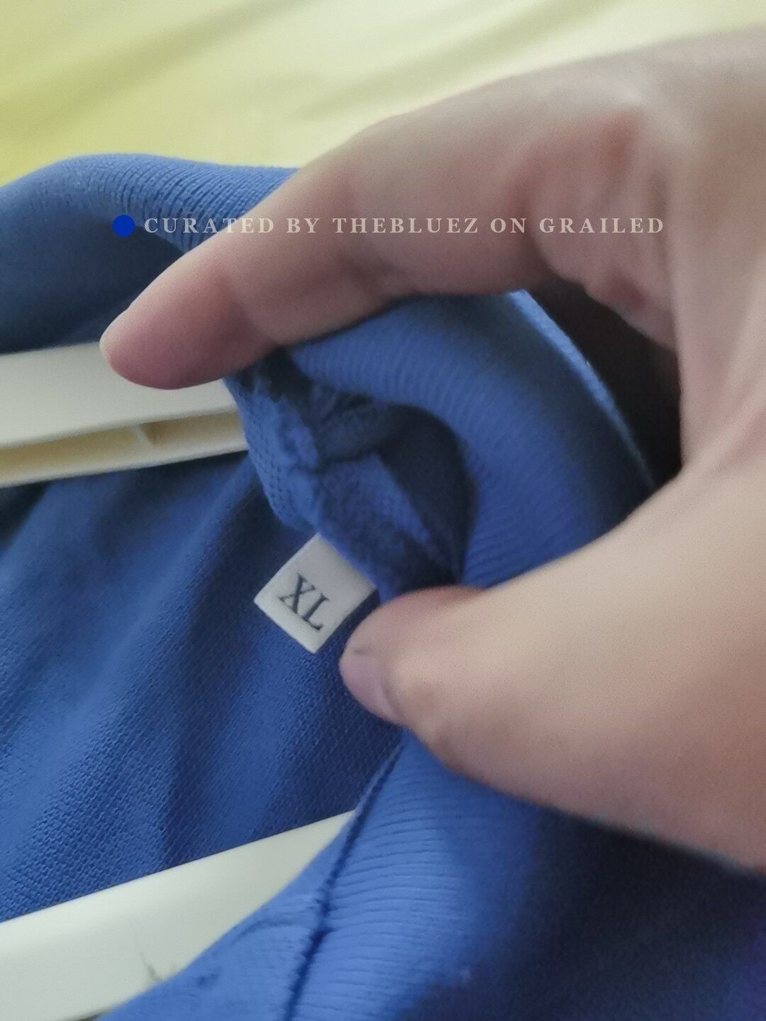 Moncler Moncler Blue Cotton Polo Shirt XL Size US XL / EU 56 / 4 - 3 Thumbnail