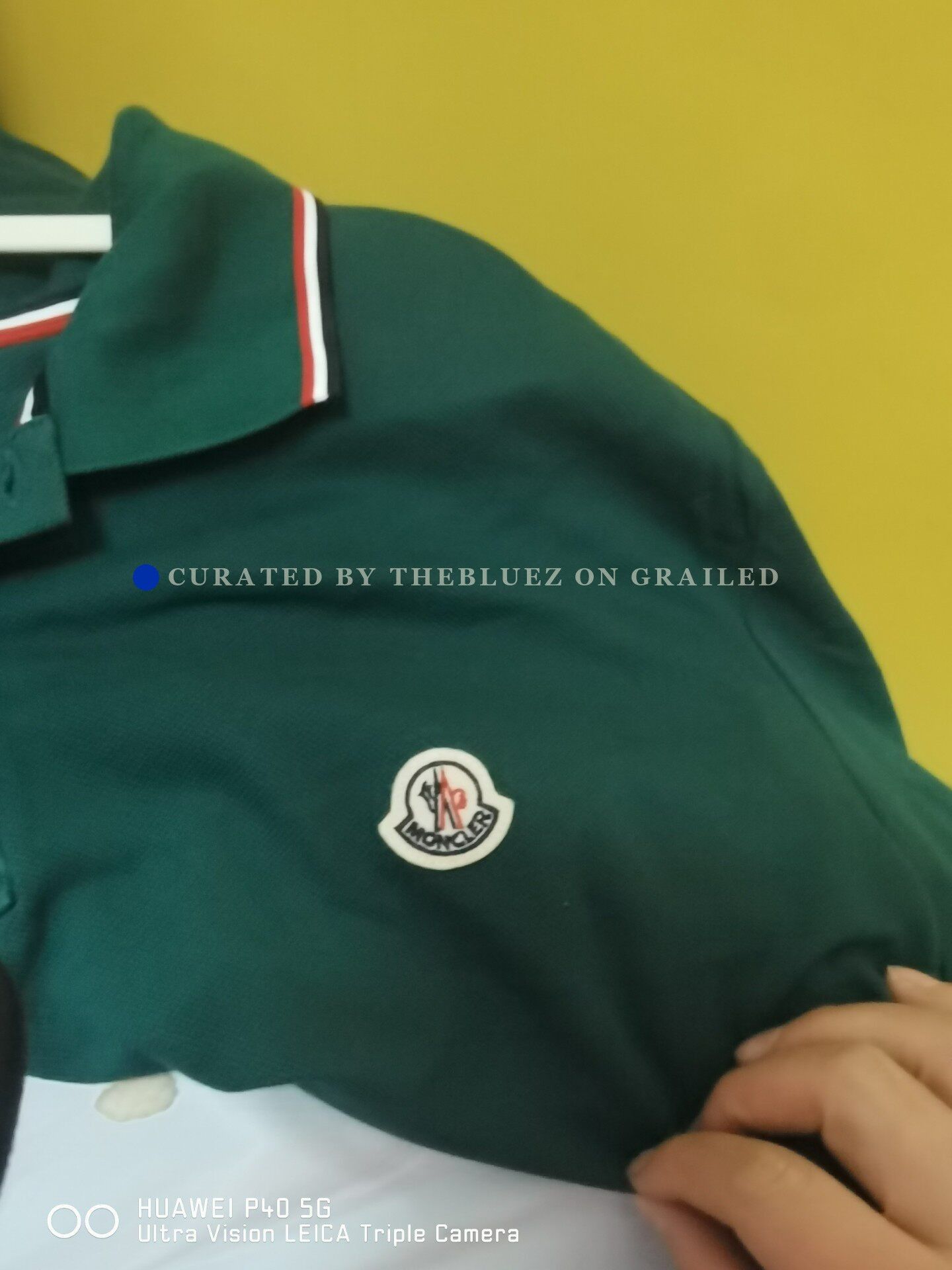Moncler Moncler Men's Short Sleeve Polo Size US XXL / EU 58 / 5 - 3 Thumbnail
