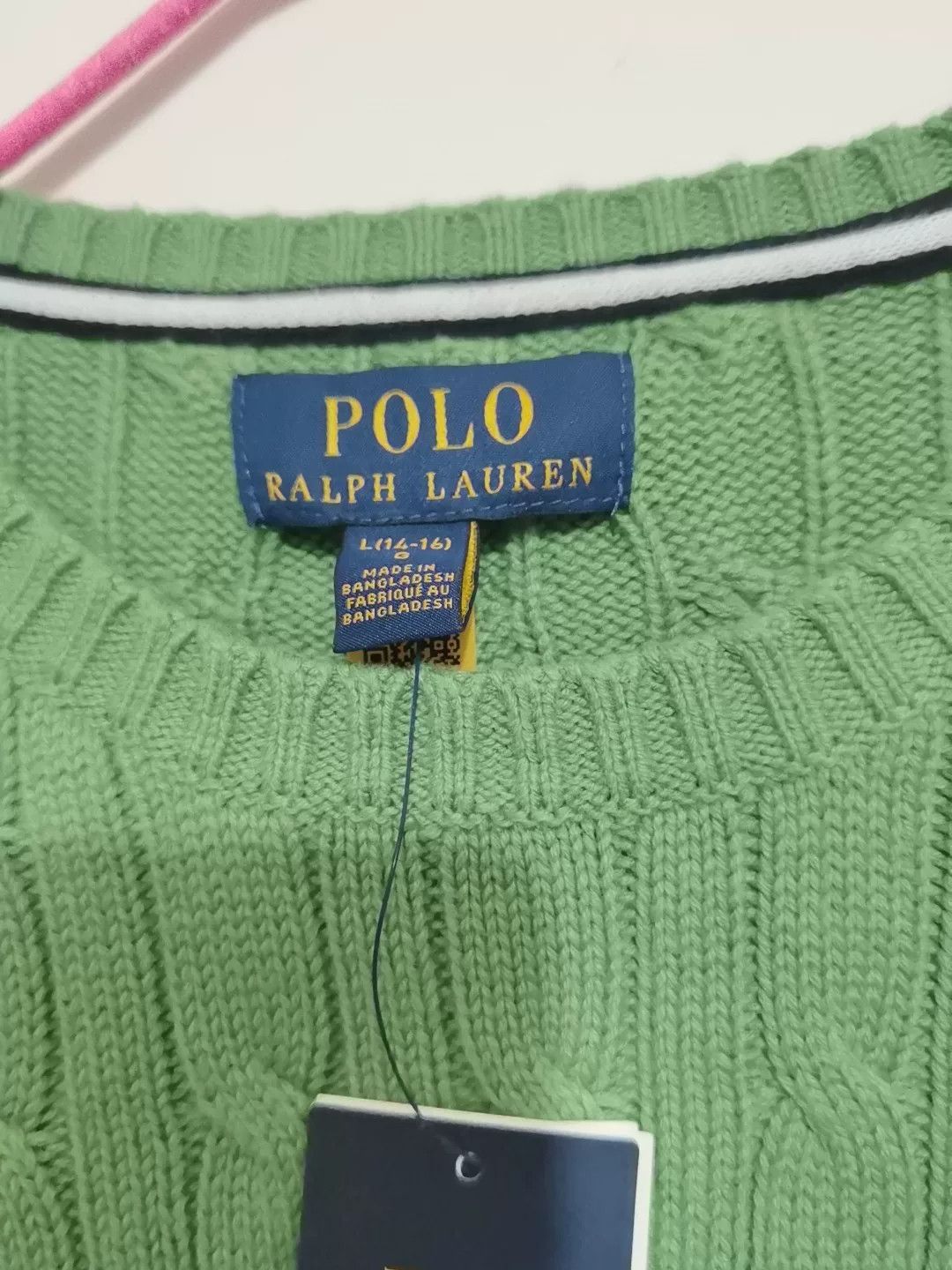 Polo Ralph Lauren Ralph Lauren Green Cable Sweater L Size US L / EU 52-54 / 3 - 2 Thumbnail