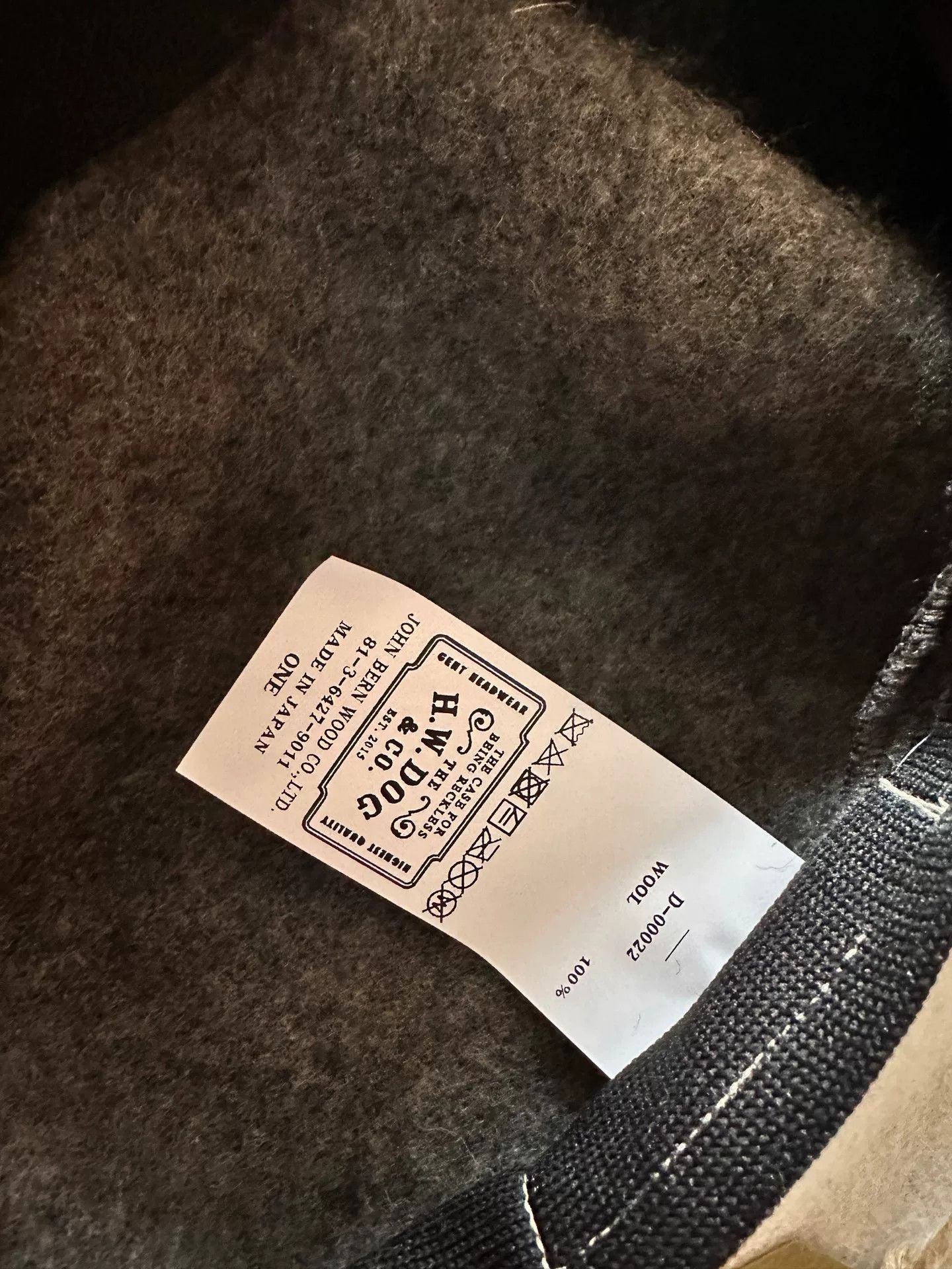 THE H.W.DOG&CO. THE H·W DOG Classic Large Beret Size ONE SIZE - 6 Thumbnail