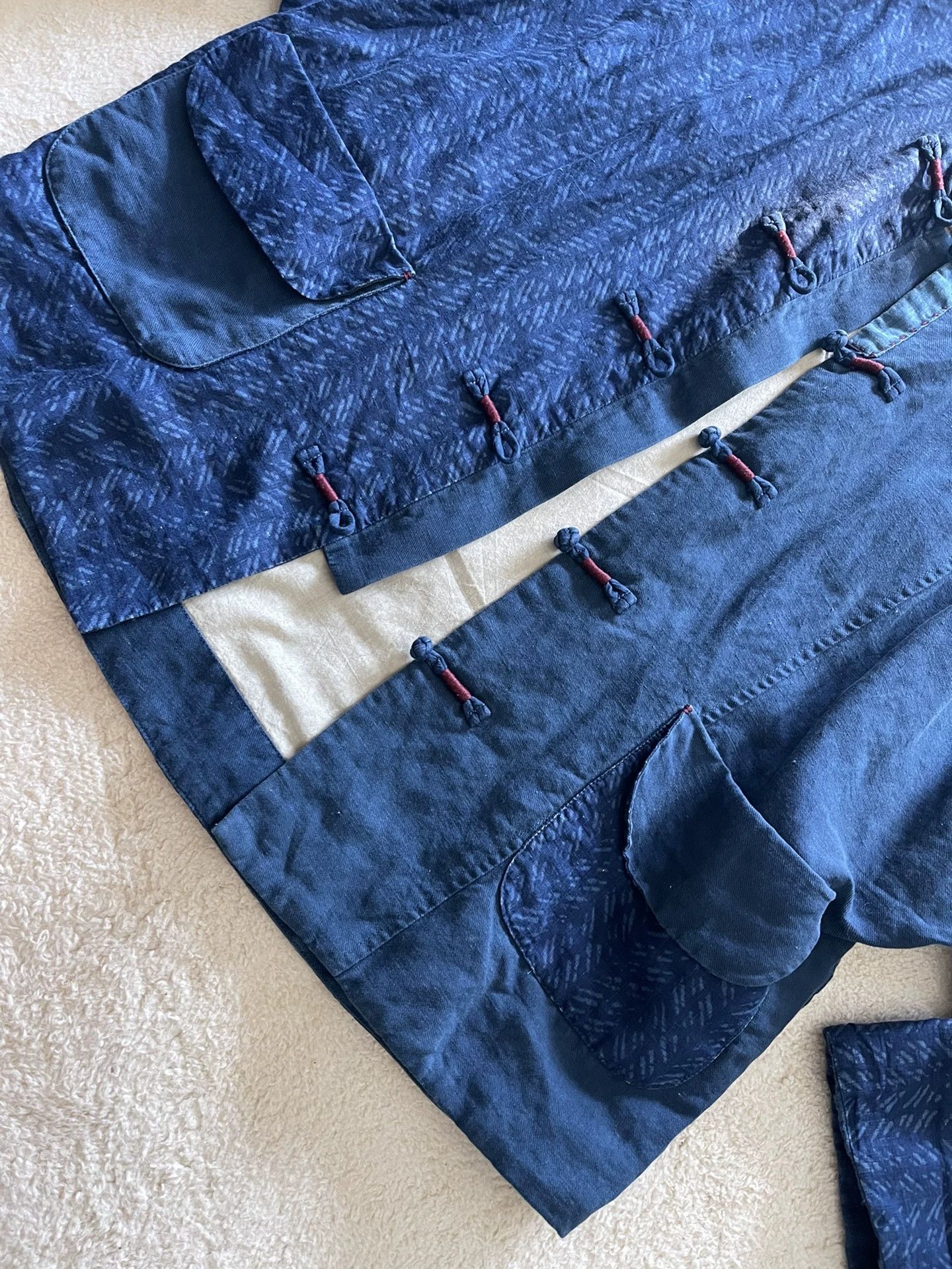 Other Indigo Chinese Loose Frog Button Coat Size US M / EU 48-50 / 2 - 2 Thumbnail