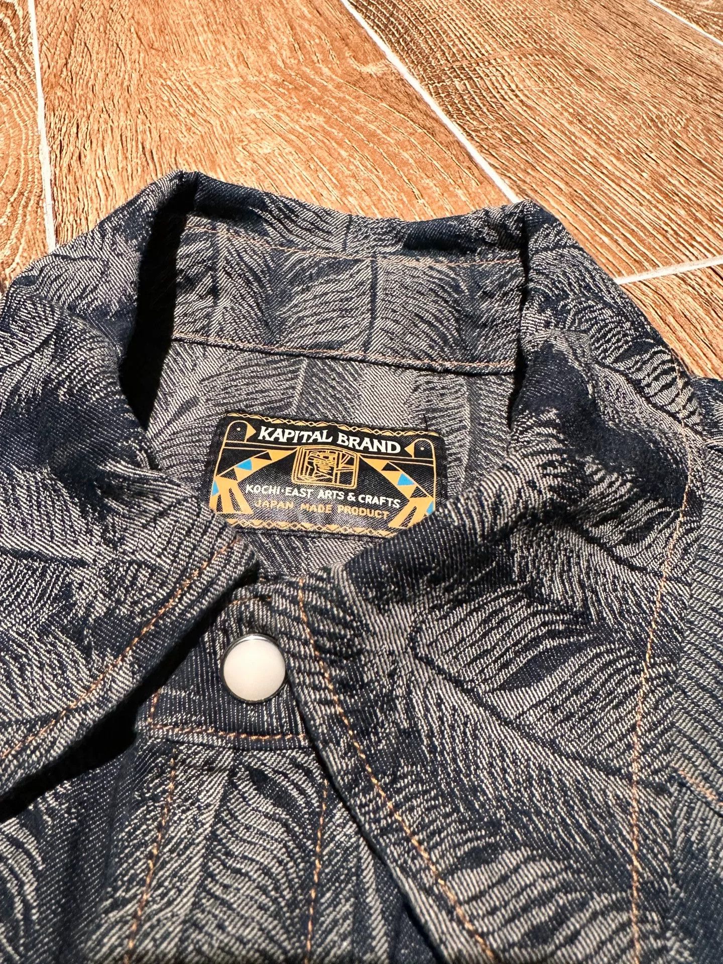 Kapital Kapital Feather Tassel Denim Shirt Size US M / EU 48-50 / 2 - 2 Thumbnail
