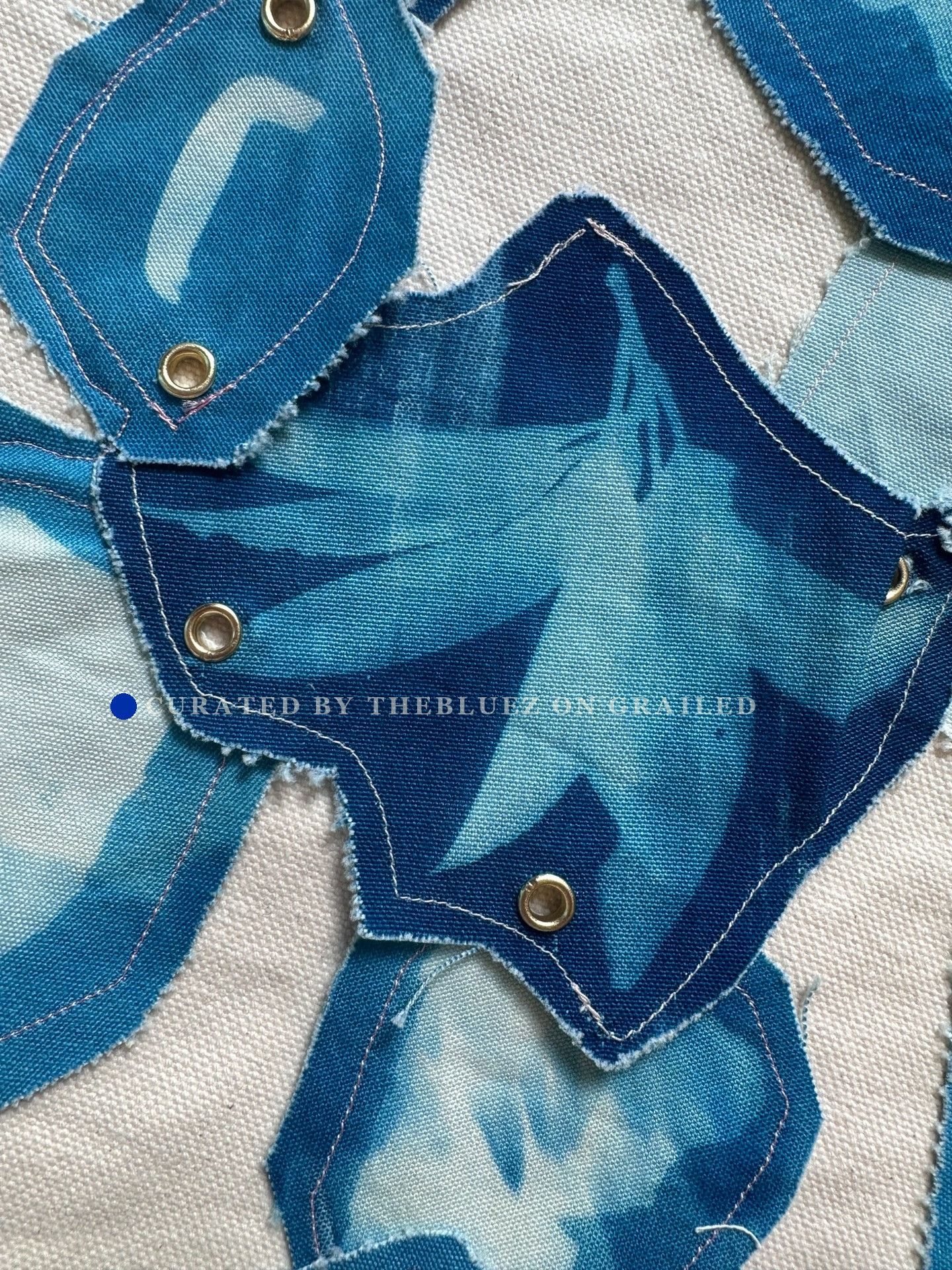 Other Kanami Fushio Japan Blue Patchwork Tote Size ONE SIZE - 5 Thumbnail