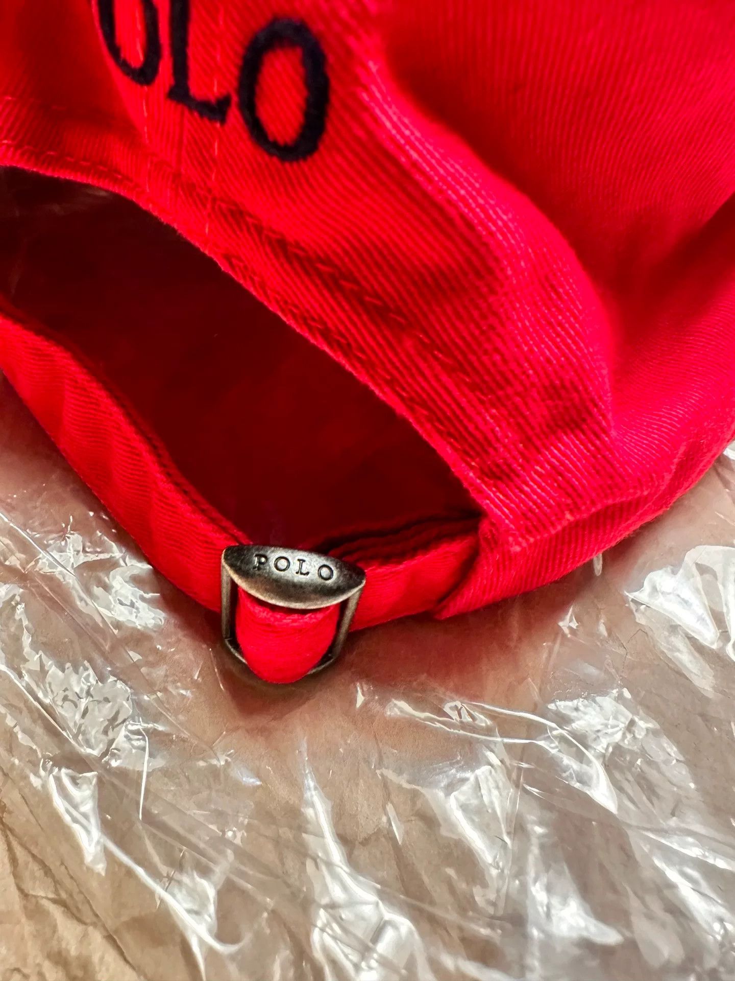 Ralph Lauren Ralph Lauren Unisex Classic Red Cotton Cap Size ONE SIZE - 6 Thumbnail