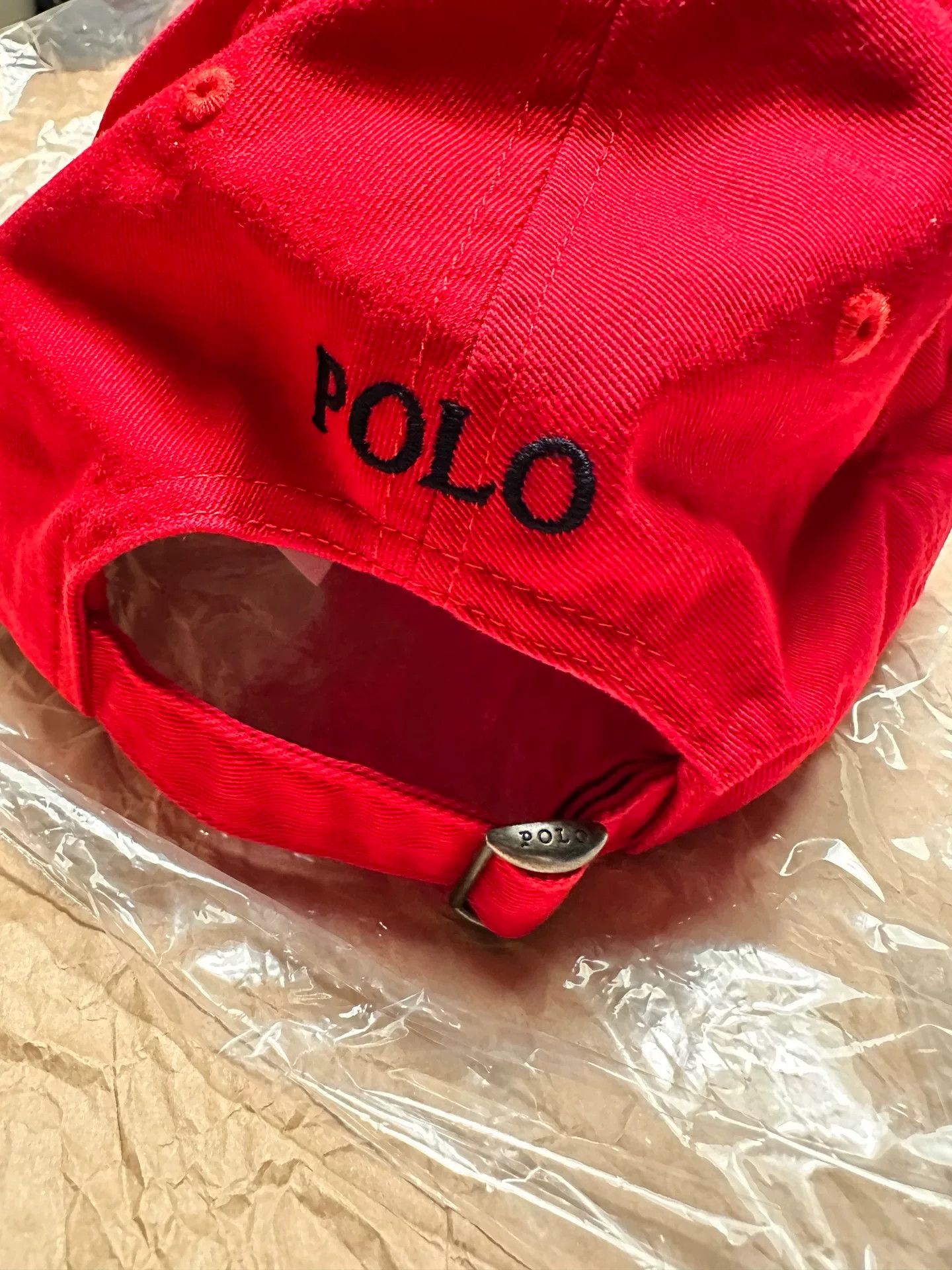 Ralph Lauren Ralph Lauren Unisex Classic Red Cotton Cap Size ONE SIZE - 5 Thumbnail